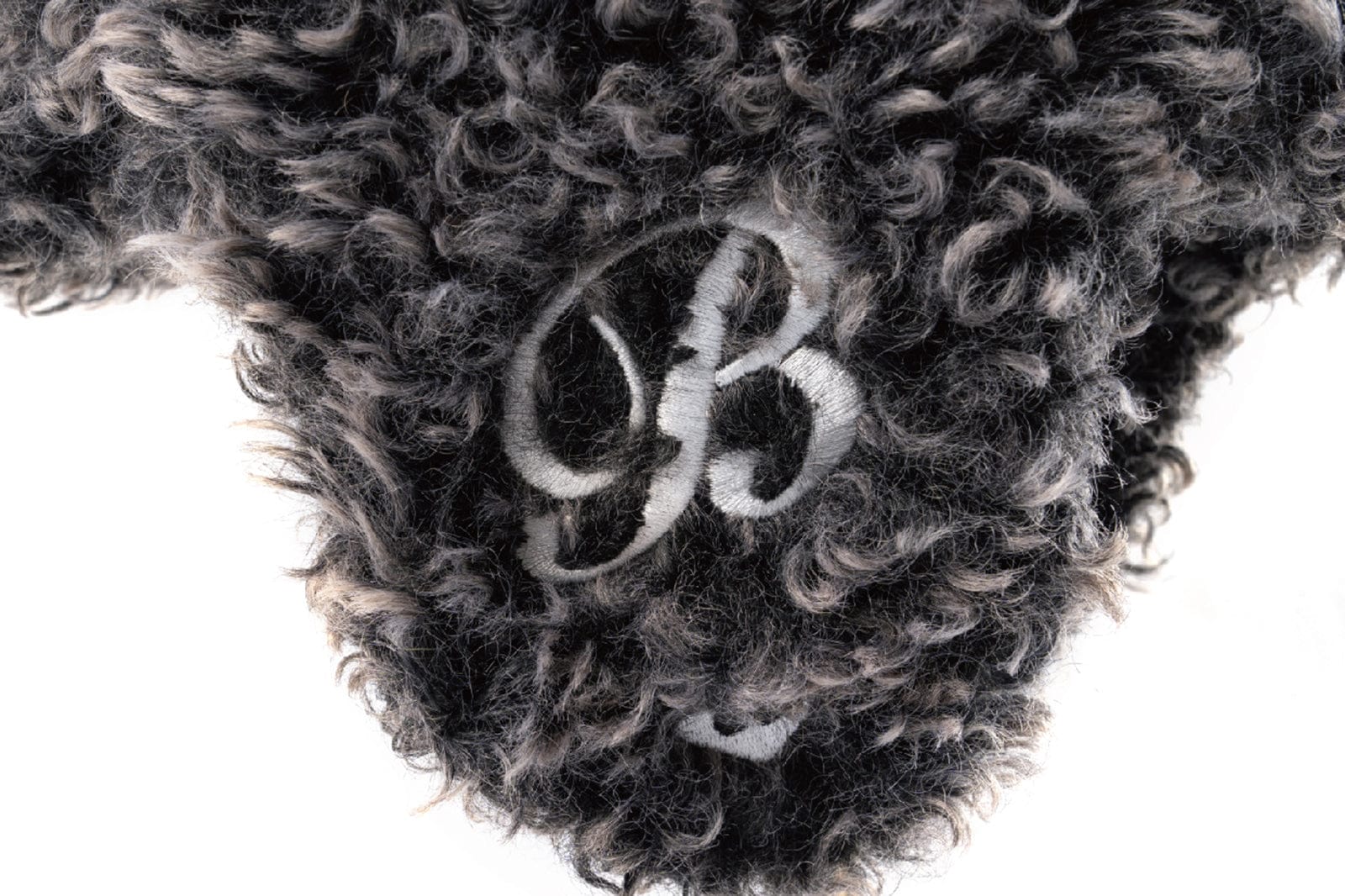 TWINBUTA Heart-Patch Faux Fur Trapper Hat