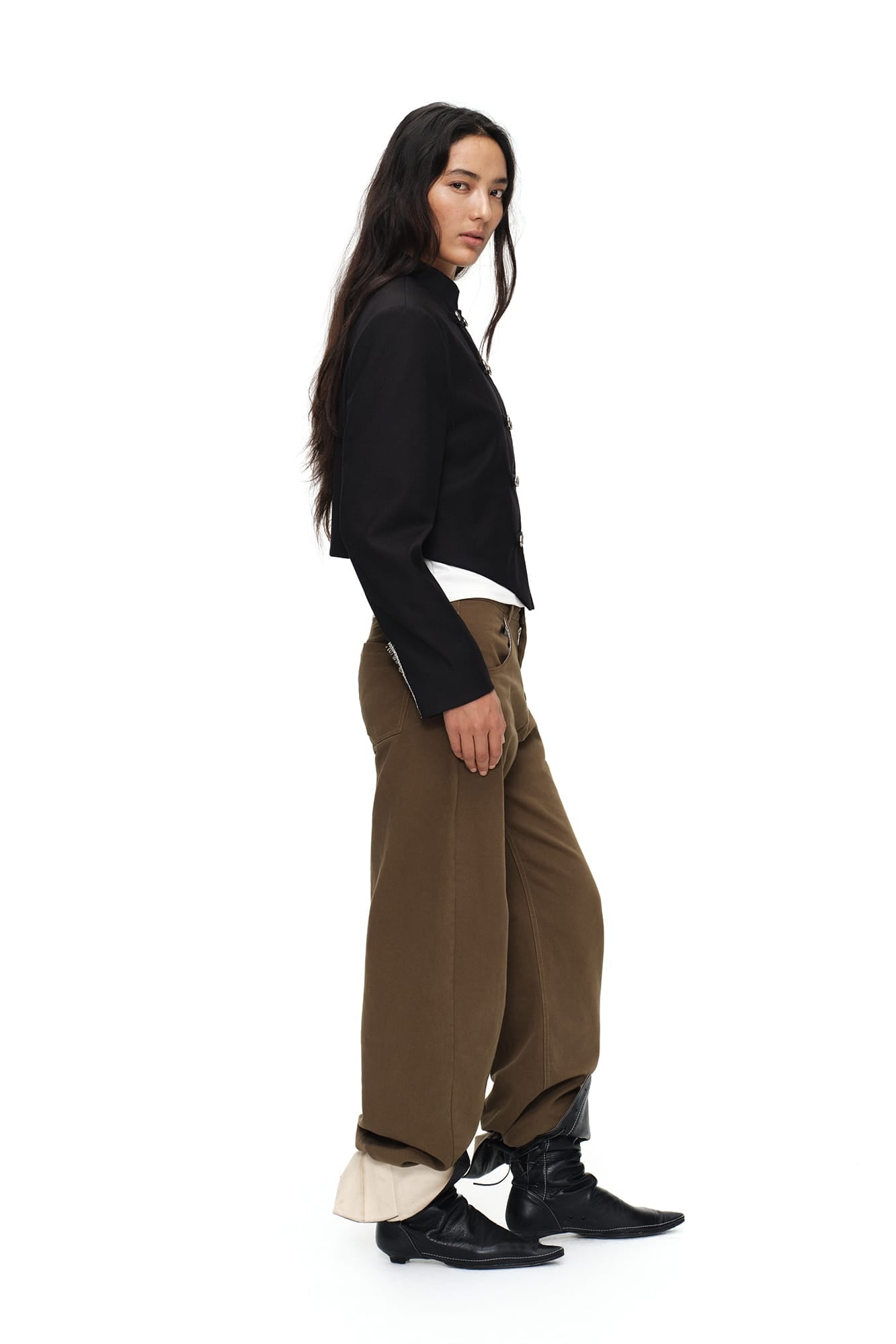 OINIMI Essential Wide-Leg Workwear Pants