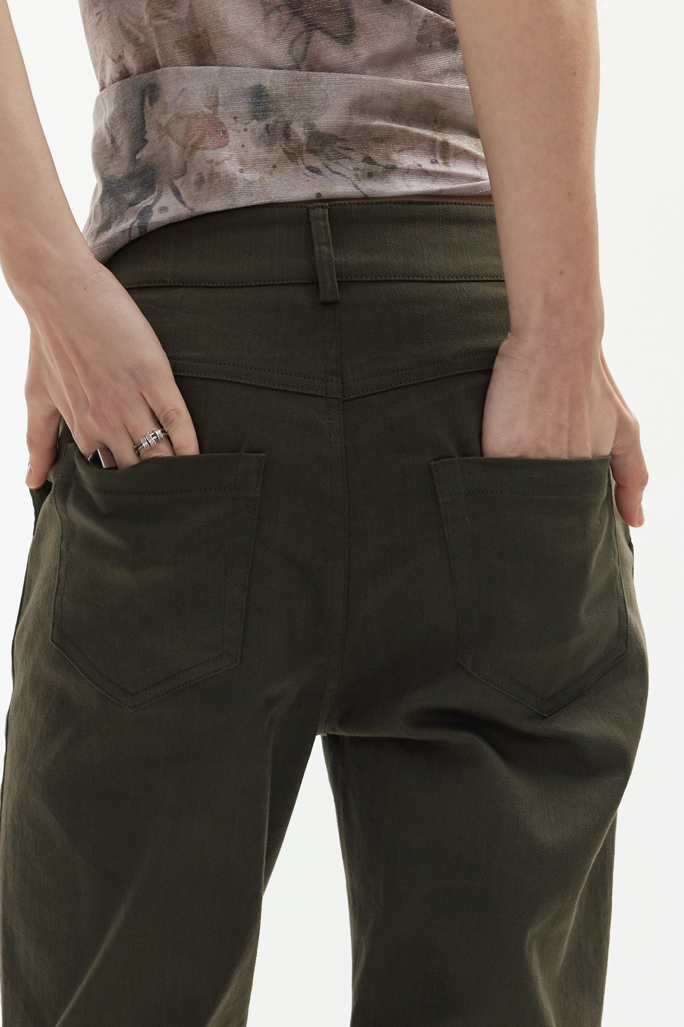 JIUWU PARK Utility Flared Cargo Pants
