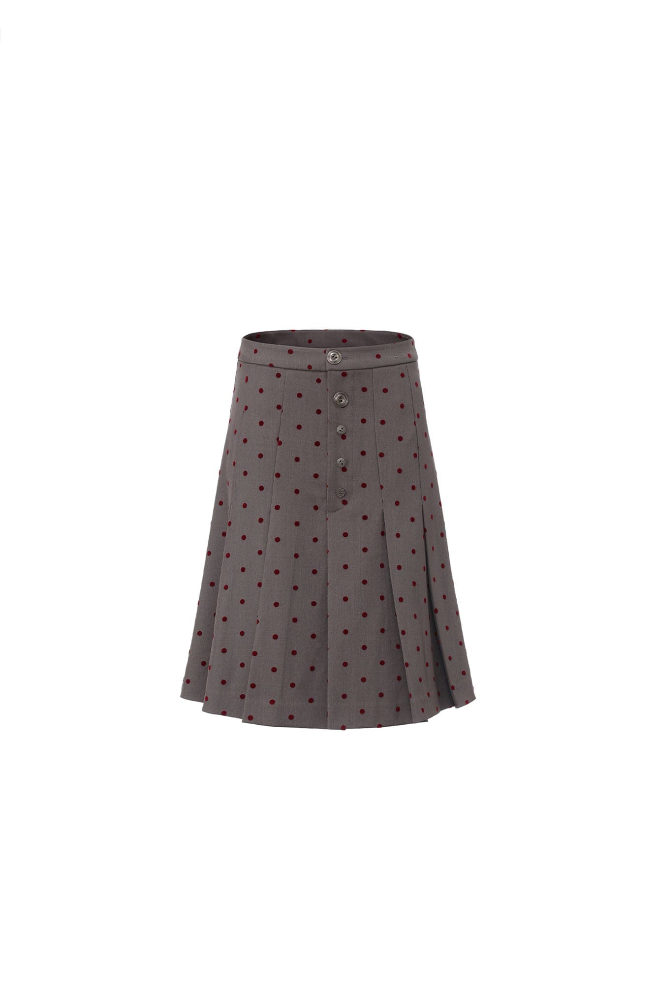 NOESE Polka Dot Pleated Skirt