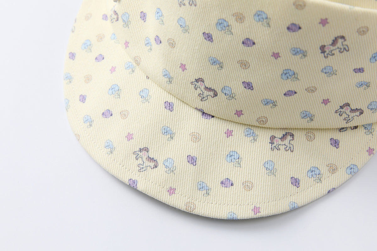 BETWEENAND Pony Full-Print Denim Cadet Cap