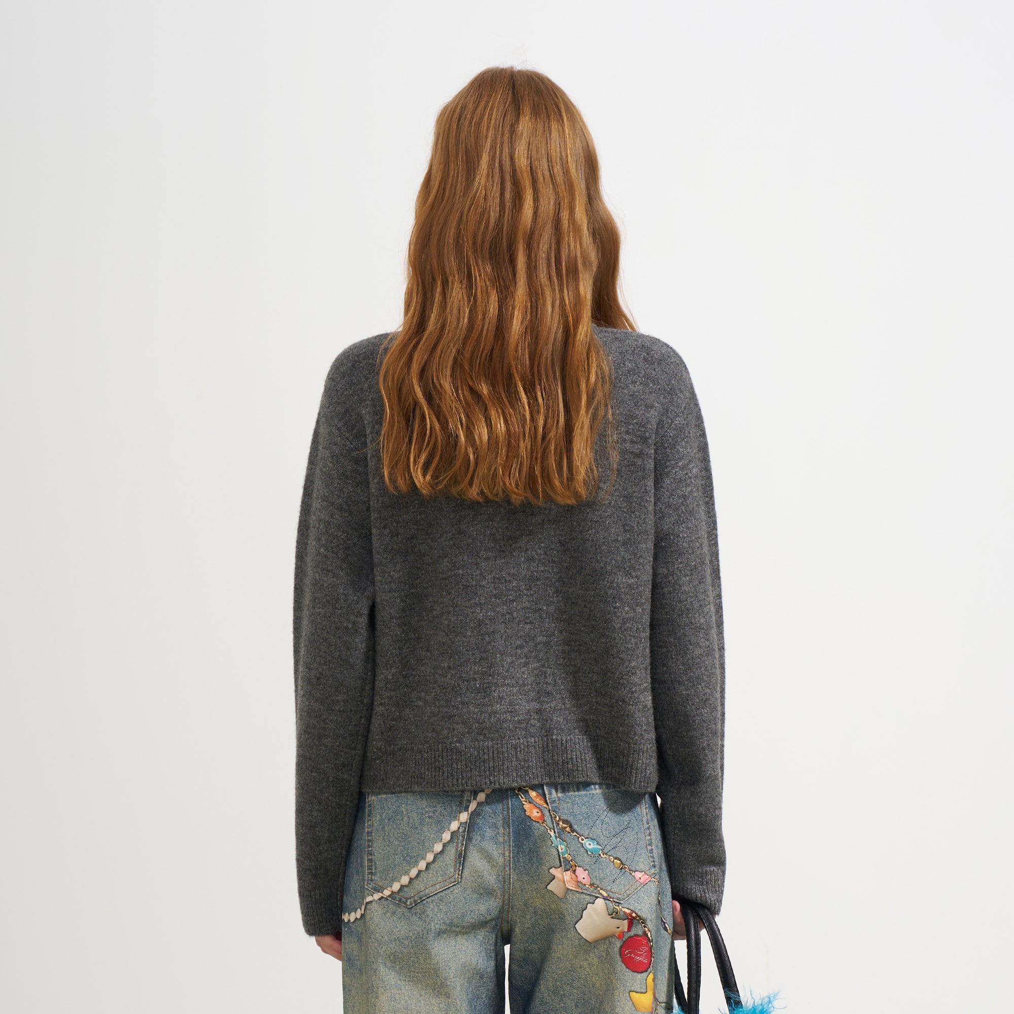 SOFITTE Flowers & Bees Window Embellished Cardigan