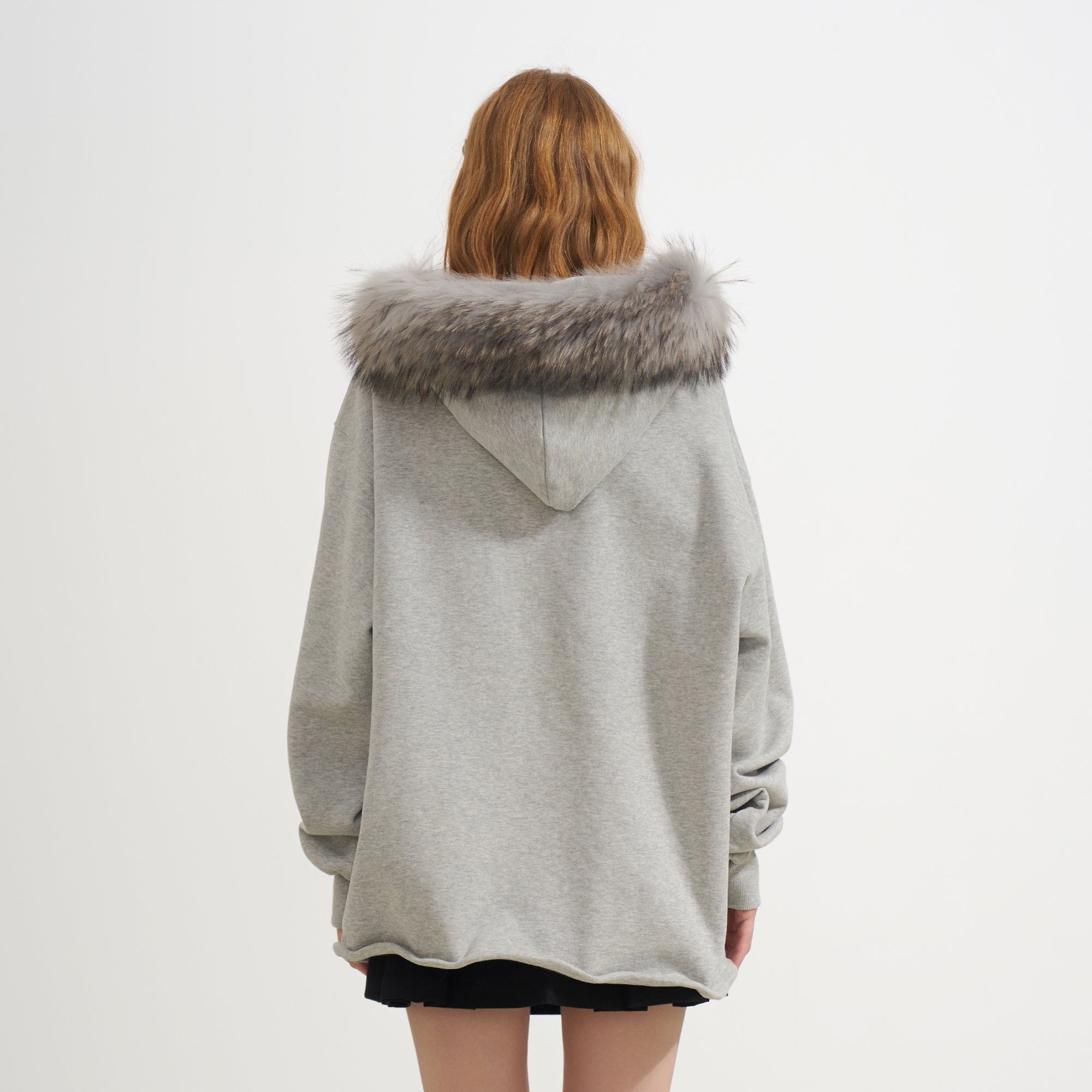 SOFITTE Star Graphic Faux-Fur Trim Hoodie