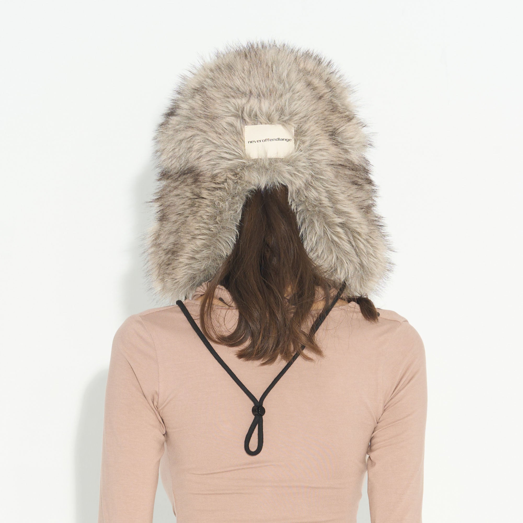 NEVER OFFEND L ANGEL Fluffy Faux Fur Ear Flap Hat