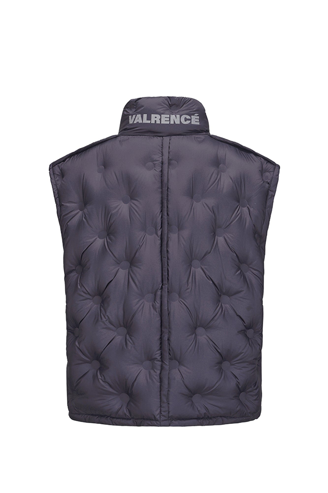 VANN VALRENCE Bubble-Quilted High-Neck Down Vest