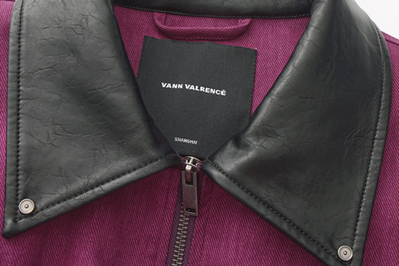 VANN VALRENCE Contrast Multi-Zip Padded Utility Jacket