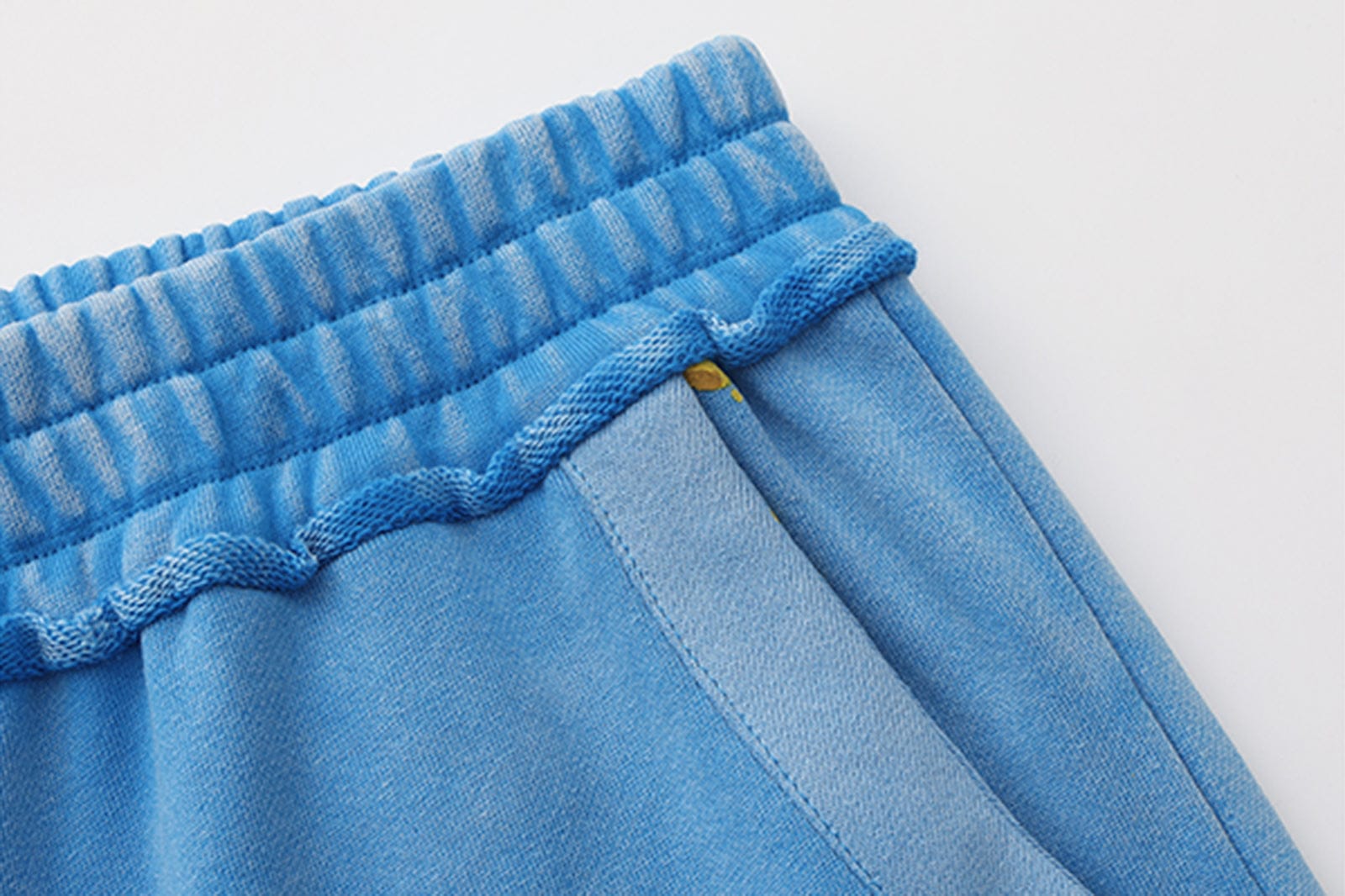 VANN VALRENCE Washed Paint-Splattered Paneled Pants