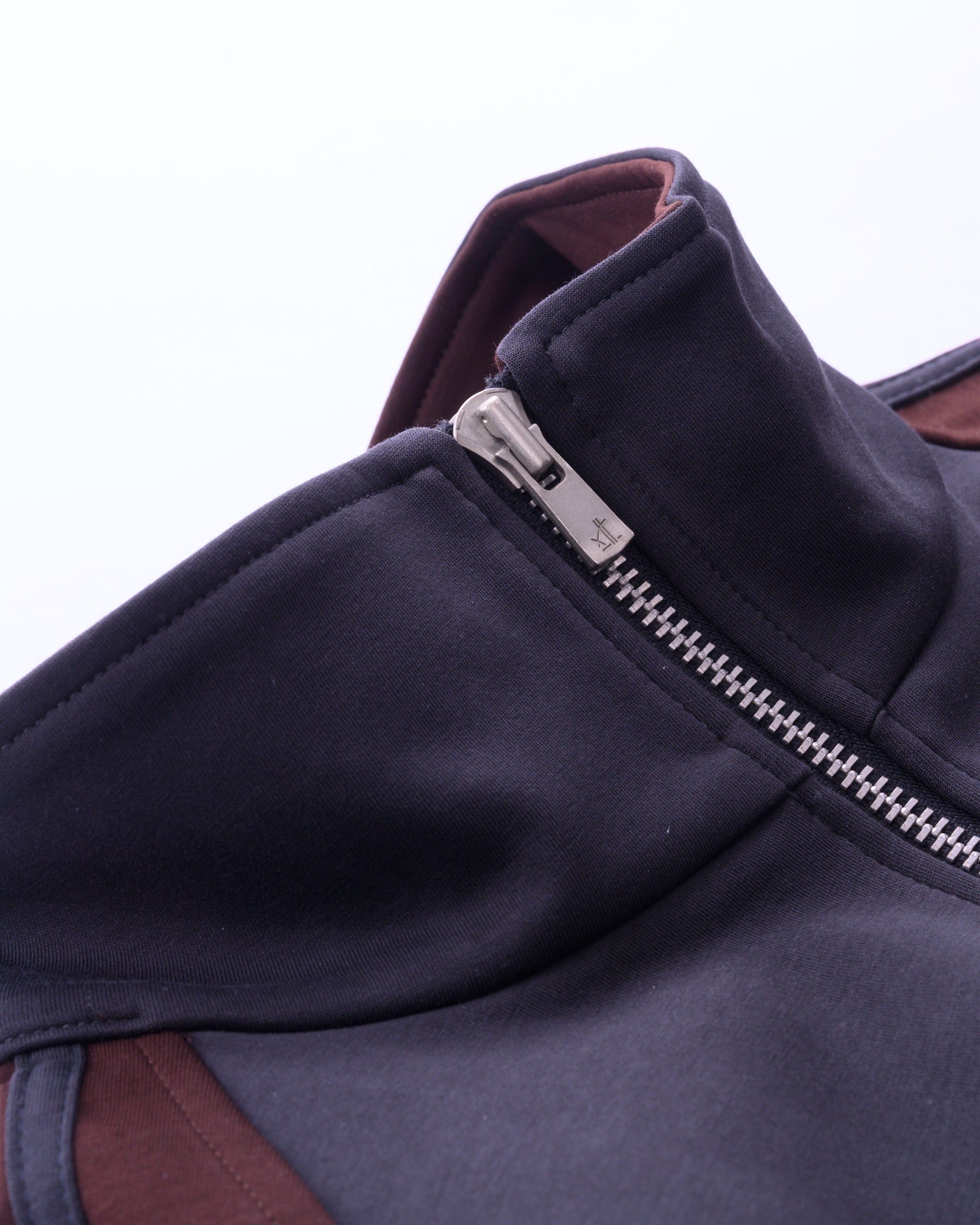 MOGONGSHE Contrast Paneled Raglan Track Jacket