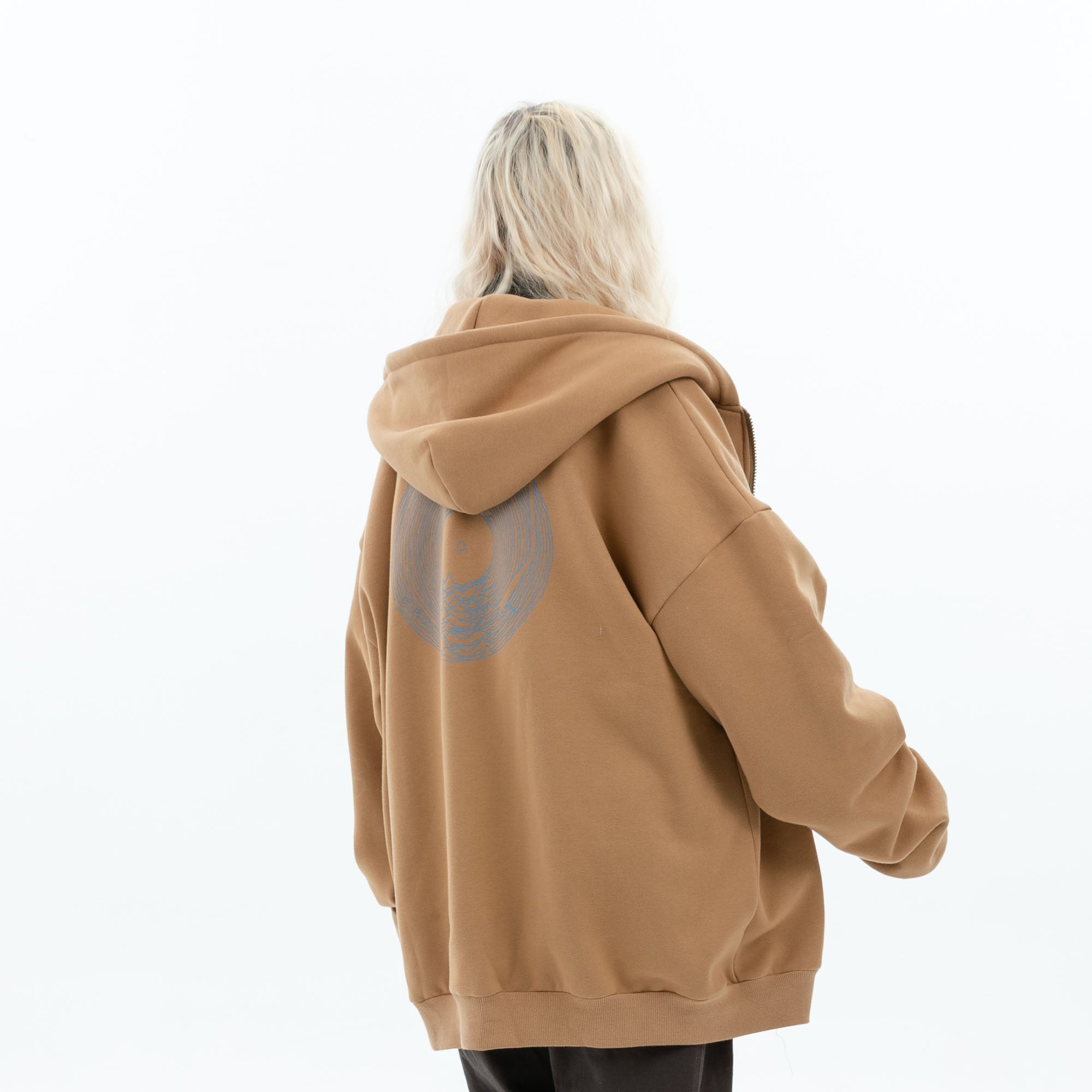 ERROR CODE ROBOT Fleetwood Mac Graphic Oversized Hooded Jacket