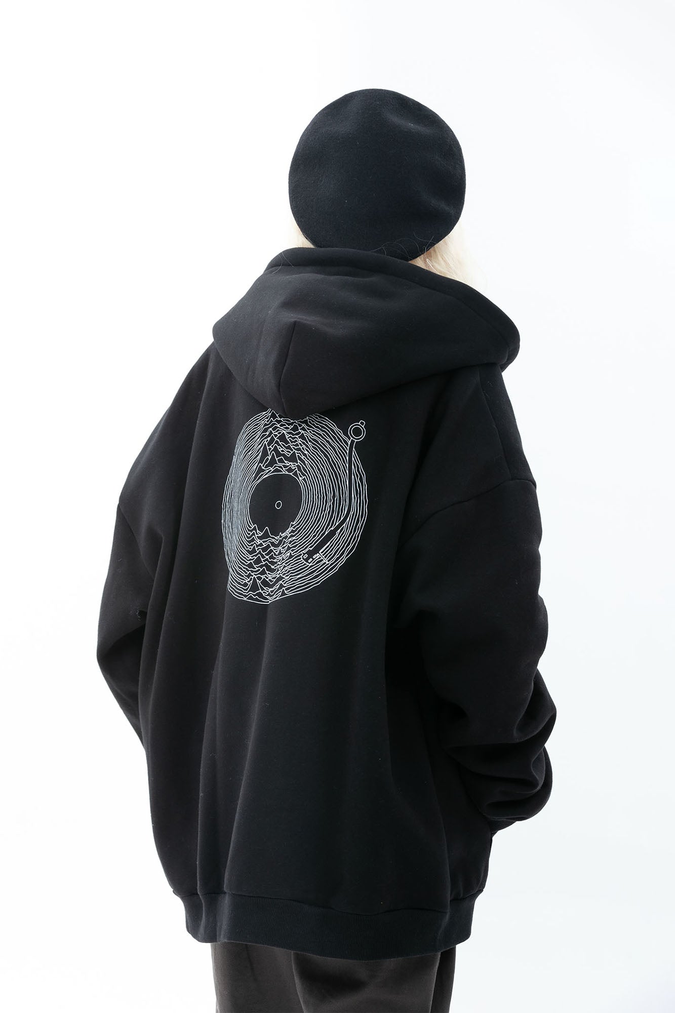 ERROR CODE ROBOT Fleetwood Mac Graphic Oversized Hooded Jacket