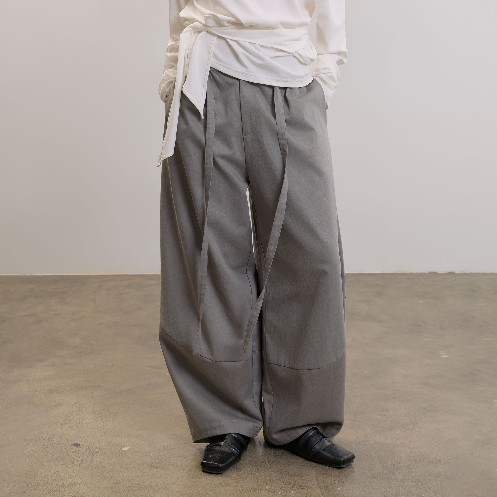 SAME FLOW Modern Oversized Drawstring Pants