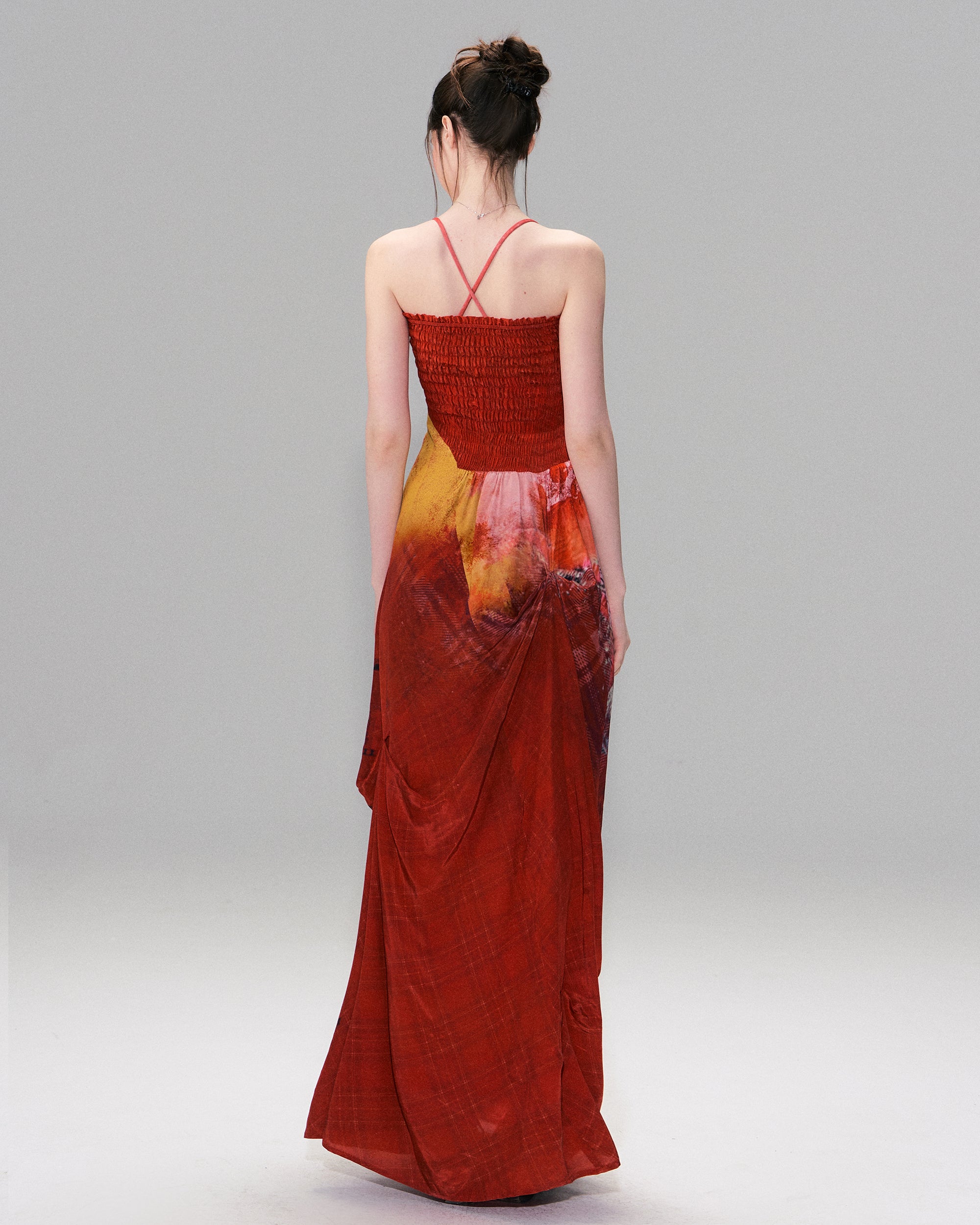 THE NEVERMORE Full-Print Adjustable Triangle Bralette