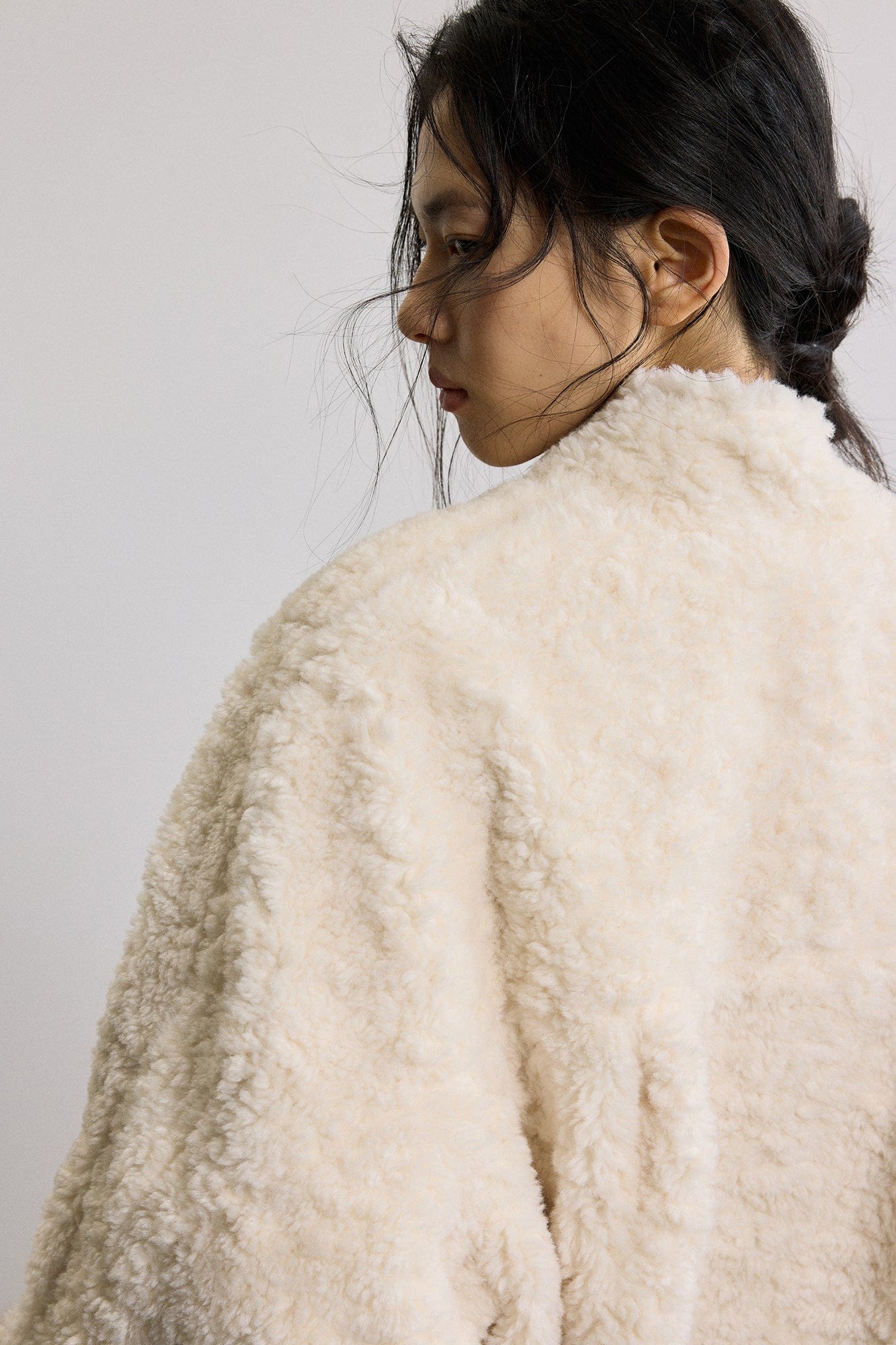 SAME FLOW Reversible Embroidered Fleece-Lined Jacket