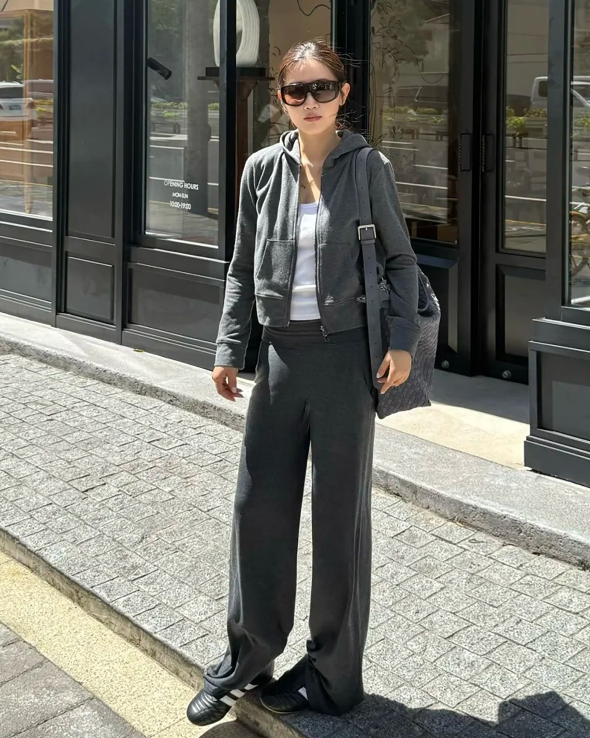 PCLA Essential Soft Touch Cropped Zip-Up Hoodie