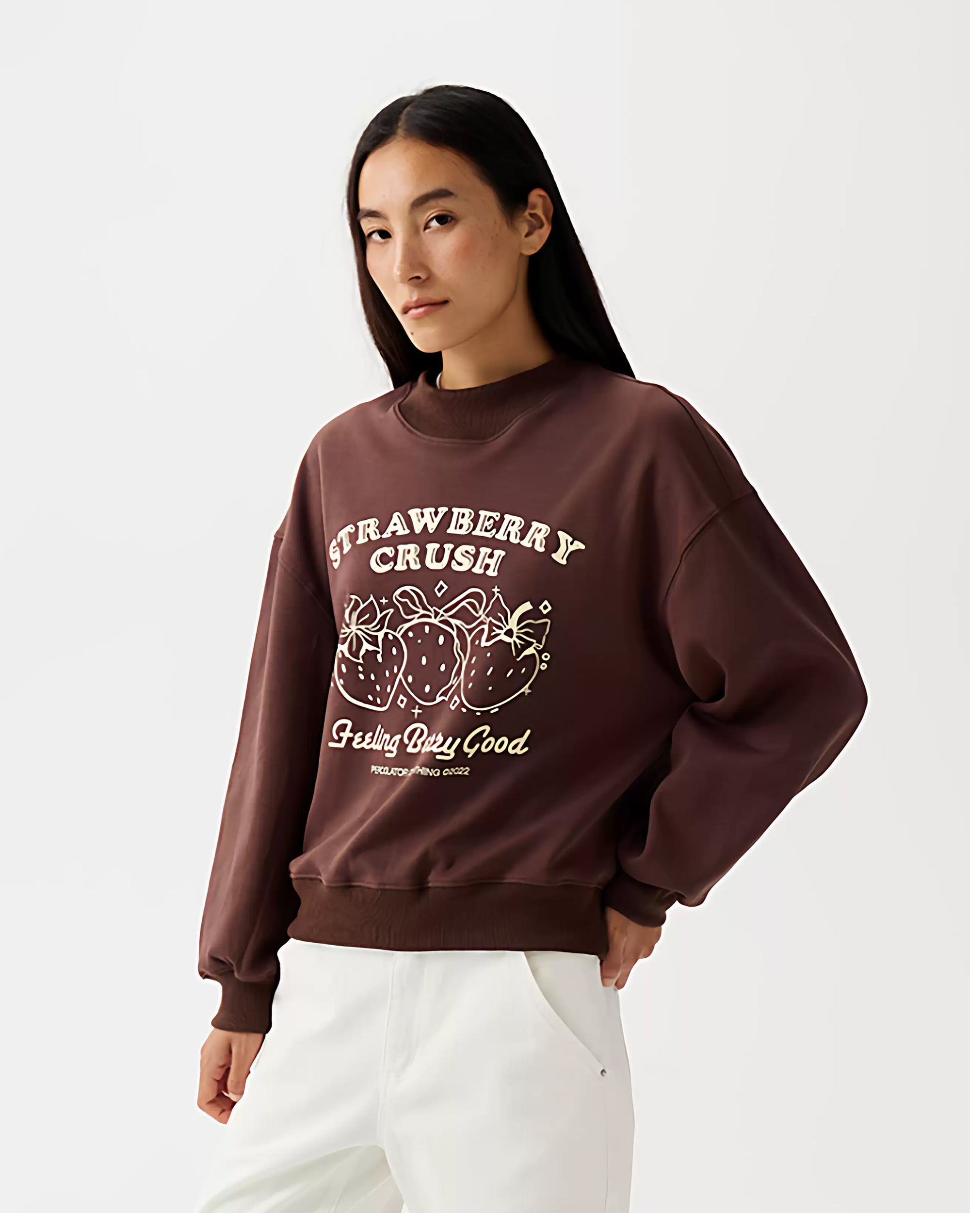 PCLA Retro Strawberry Crush Graphic Pullover