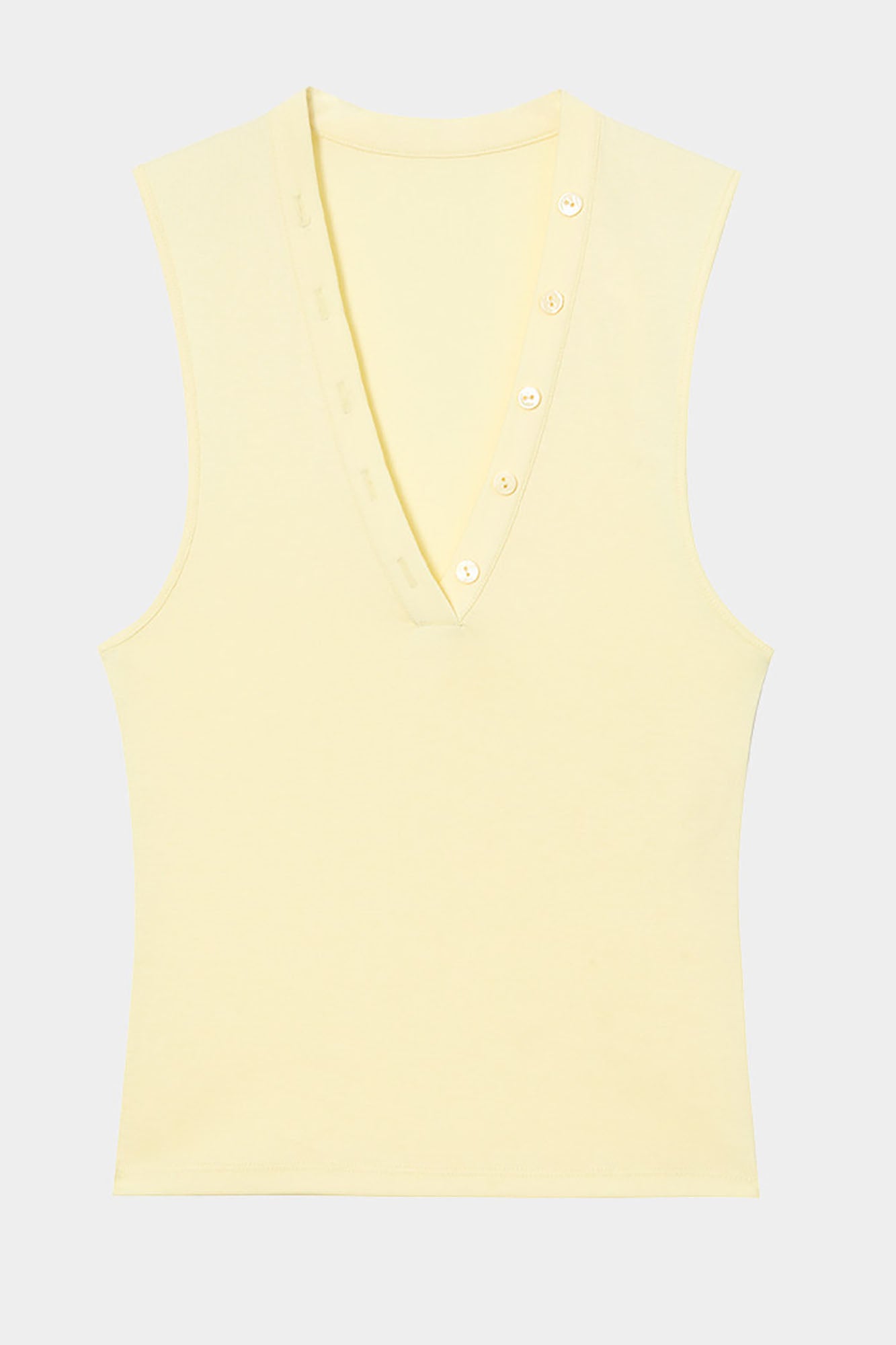COMMAND N Essential V-Neck Tencel-Cotton Tank Top