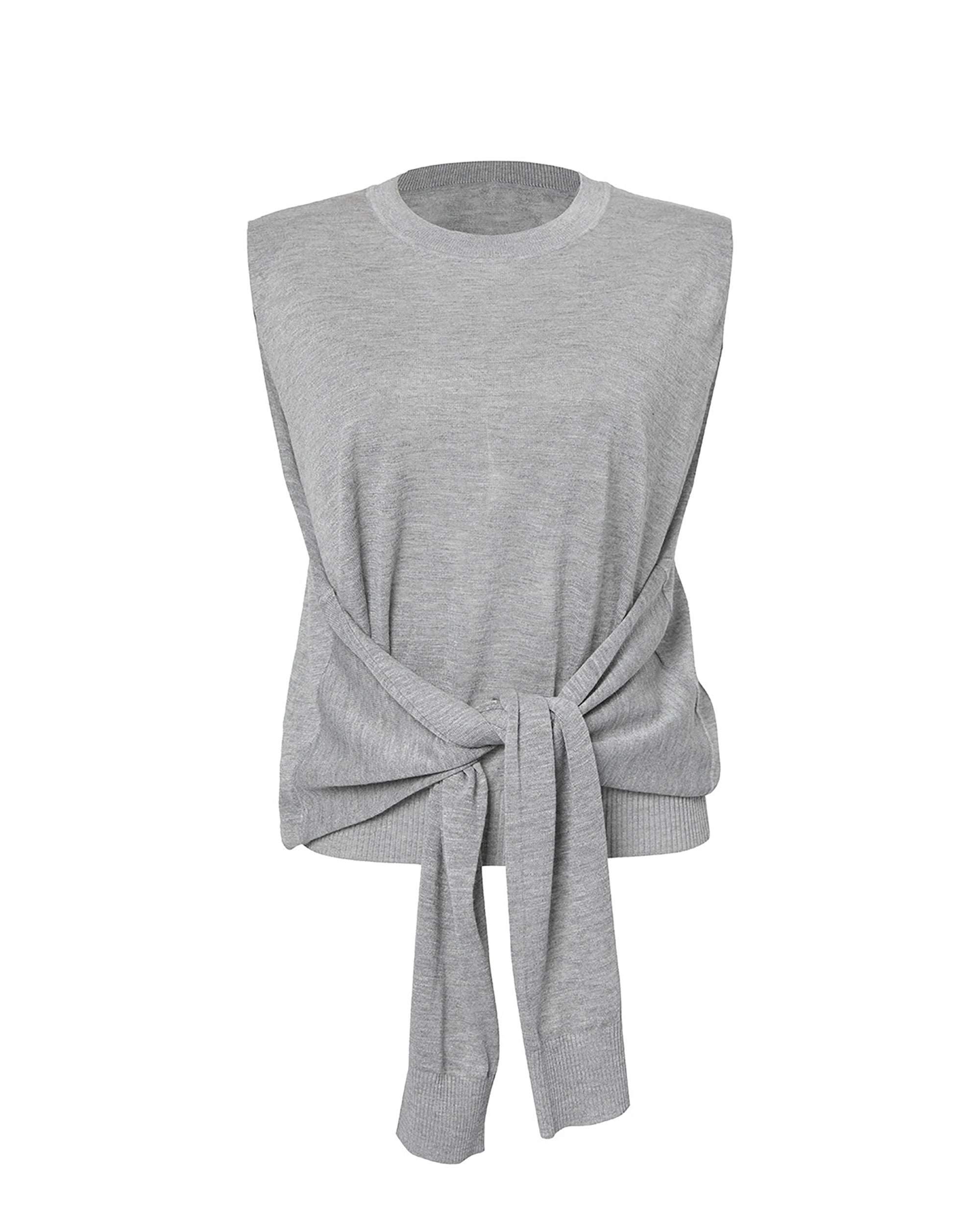 COMMAND N Layered Tie-Waist Sleeveless Tank
