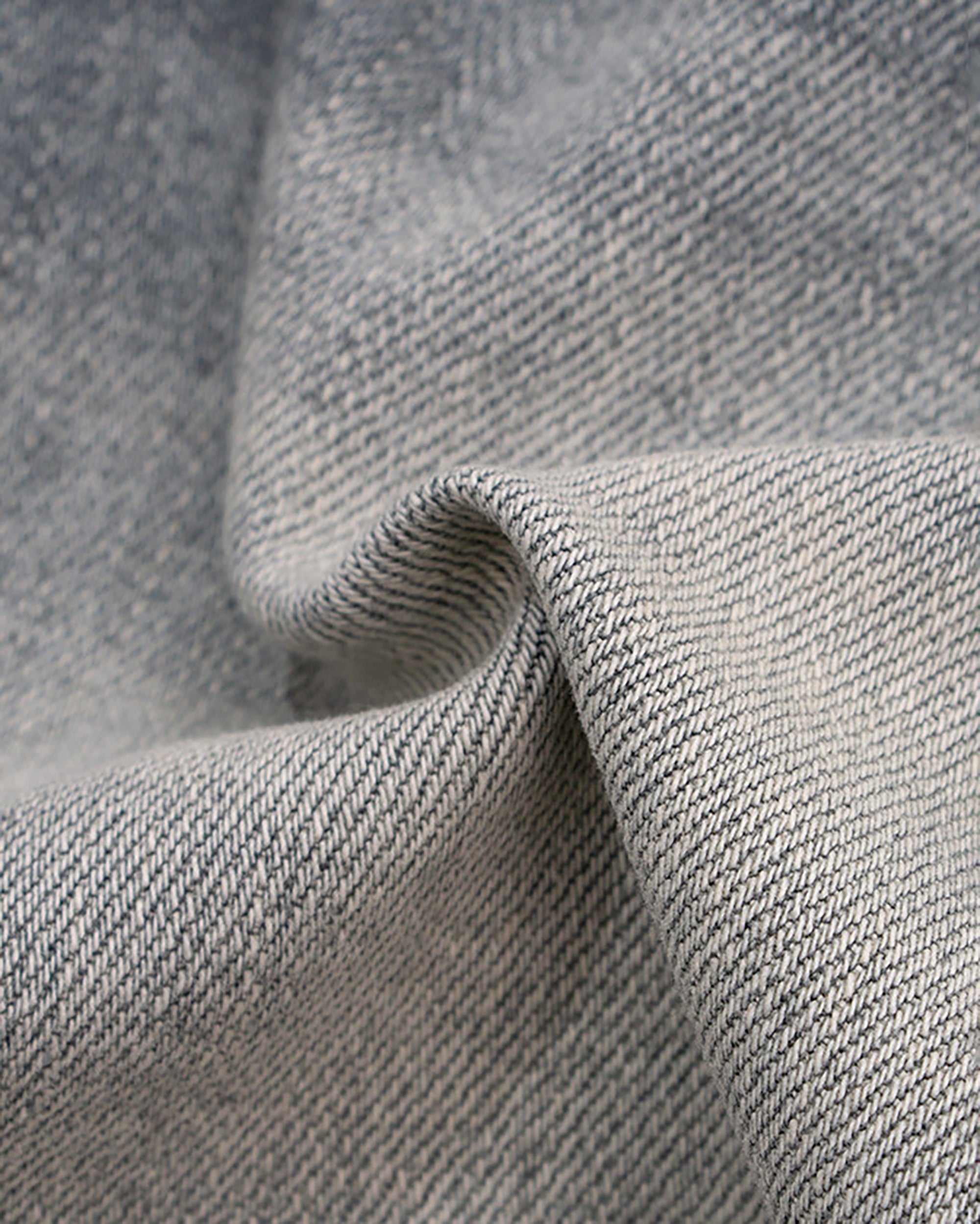 COMMAND N Washed Grey Low-Rise Denim Skirt