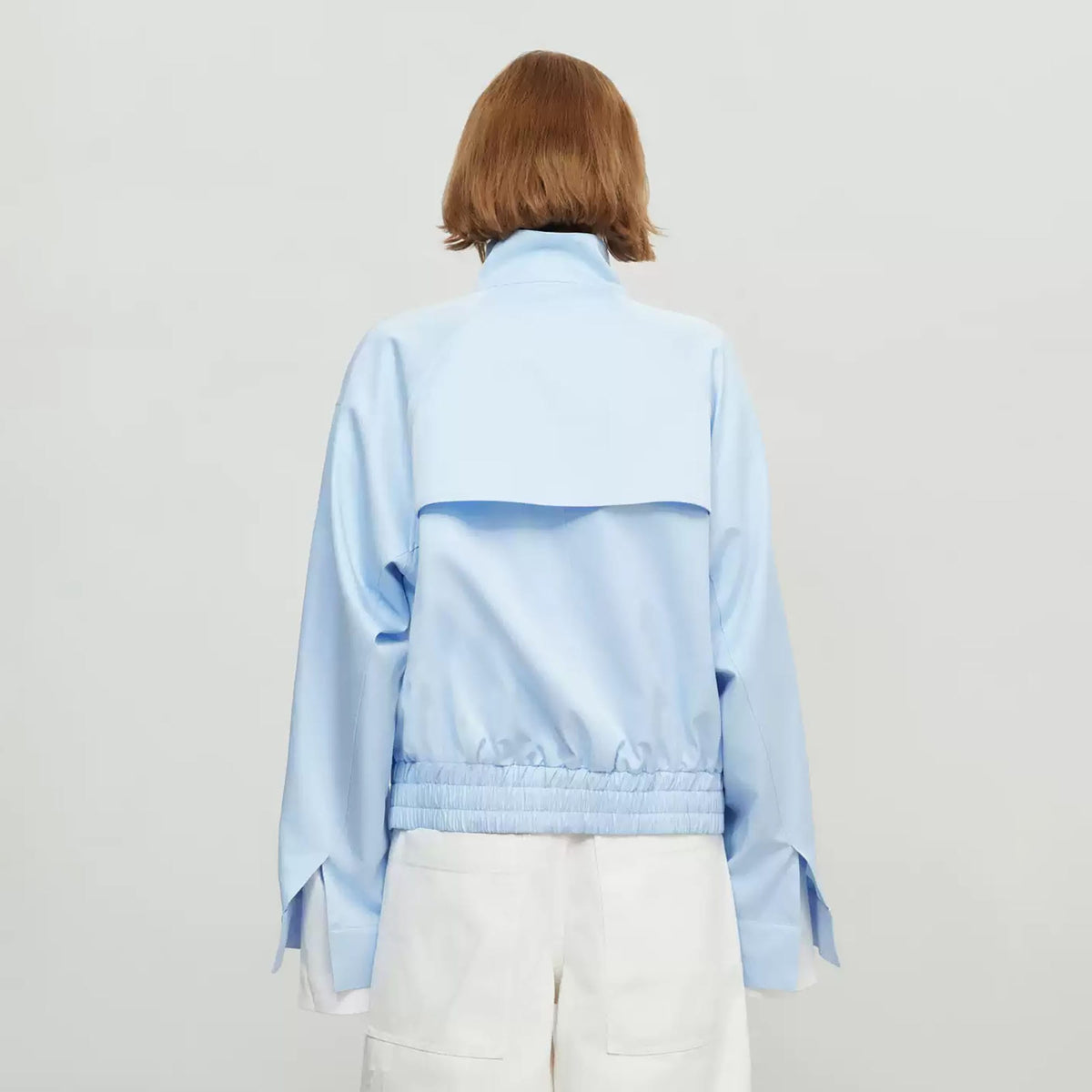 SOFITTE Ruffle-Trim Zip-Up Jacket