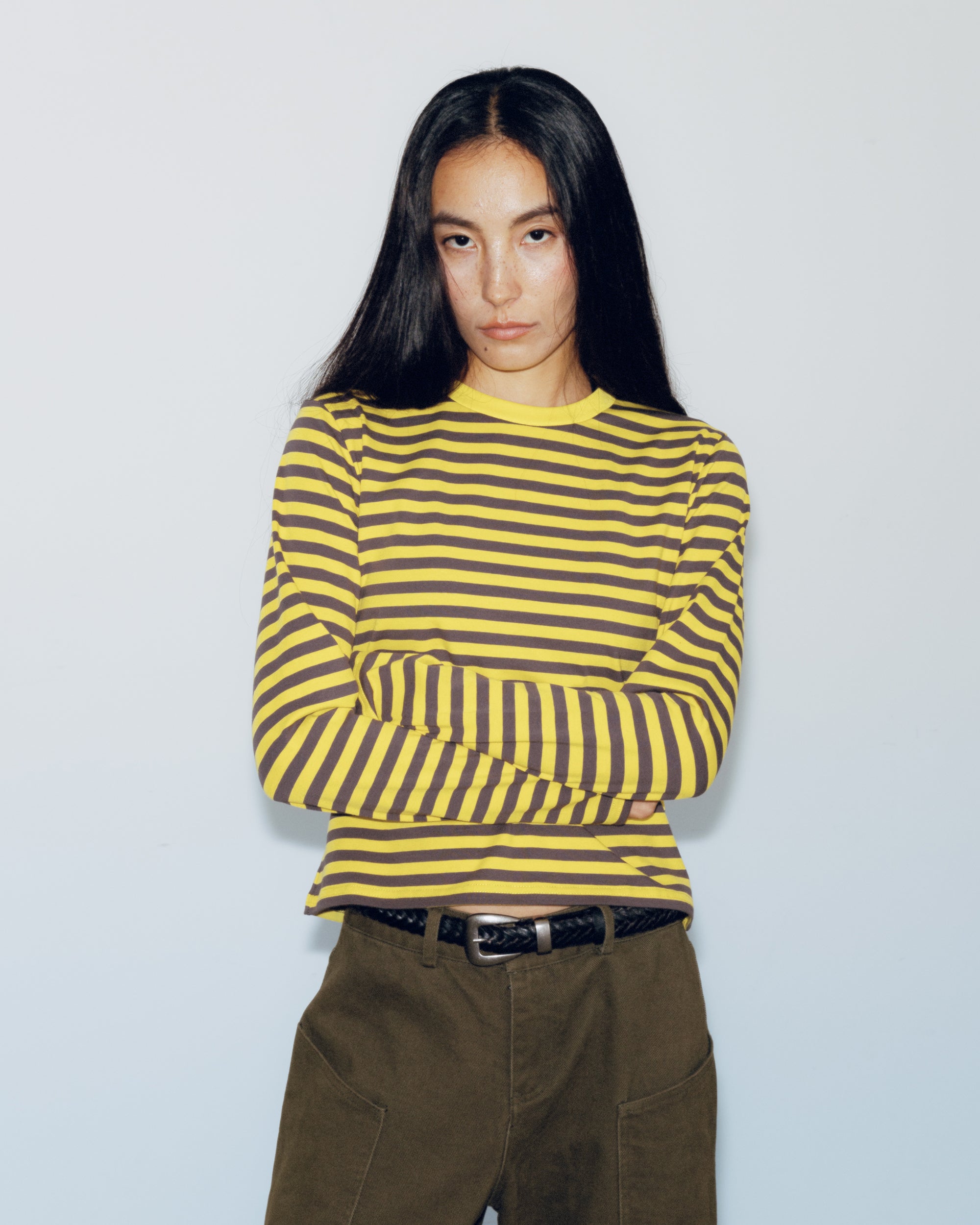 PCLA Essential Striped Long-Sleeve Tee