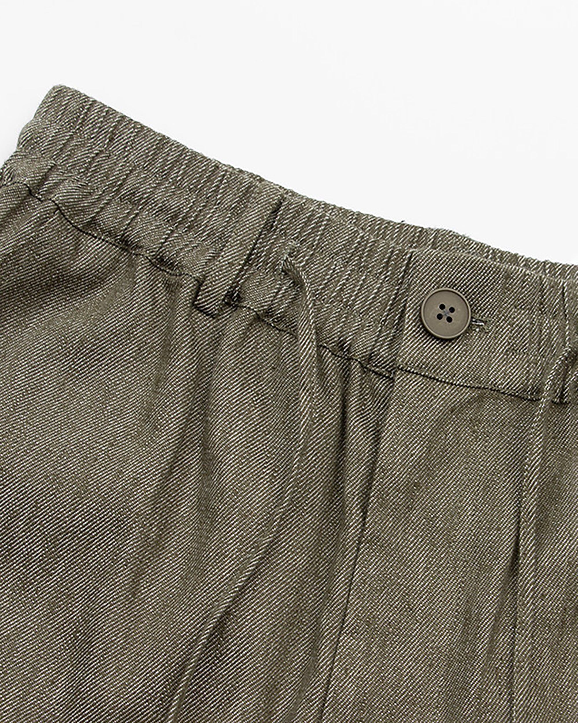 COMMAND N Relaxed Cotton-Linen Drawstring Pants