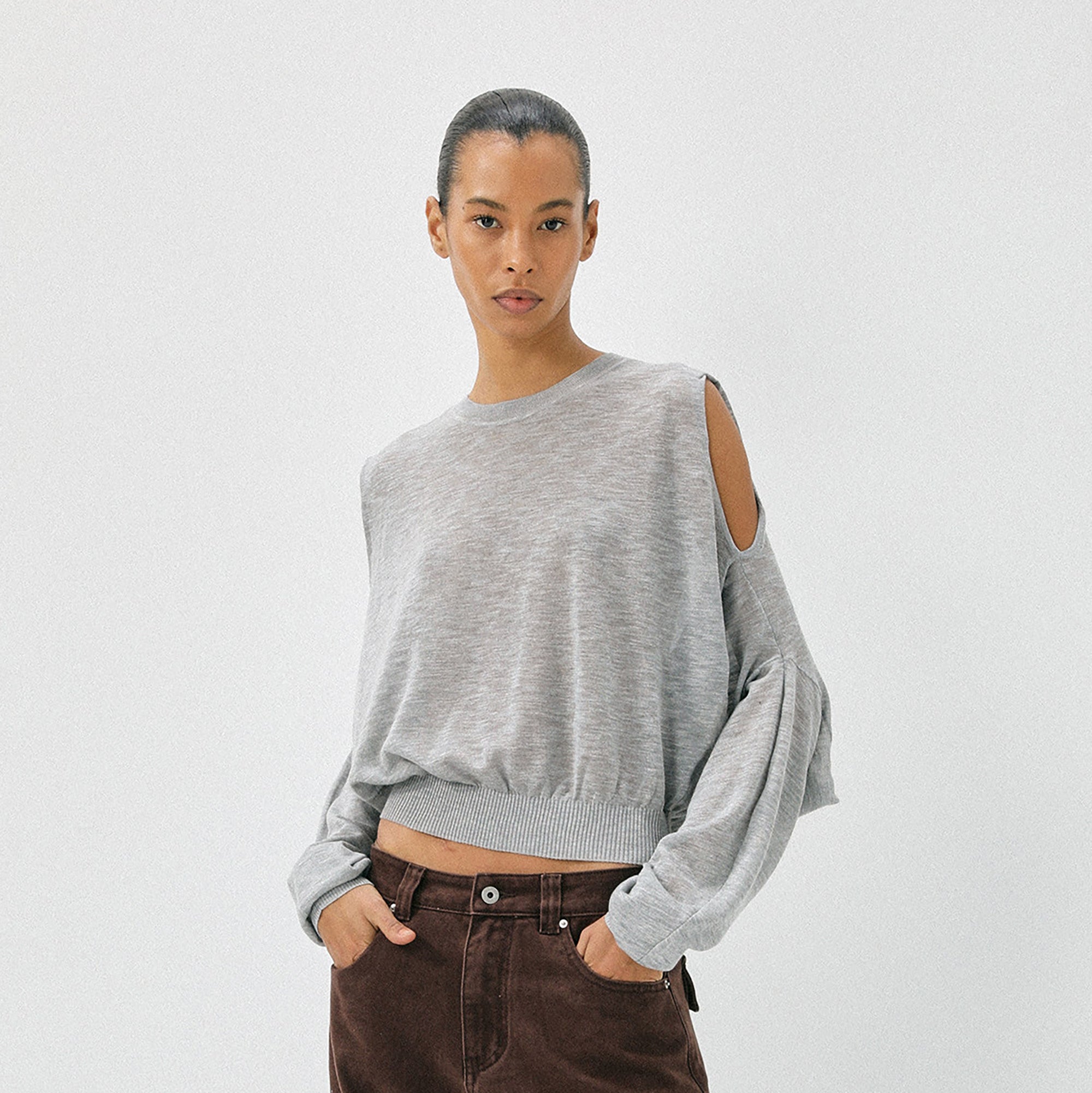 COMMAND N Layered Tie-Waist Sleeveless Tank