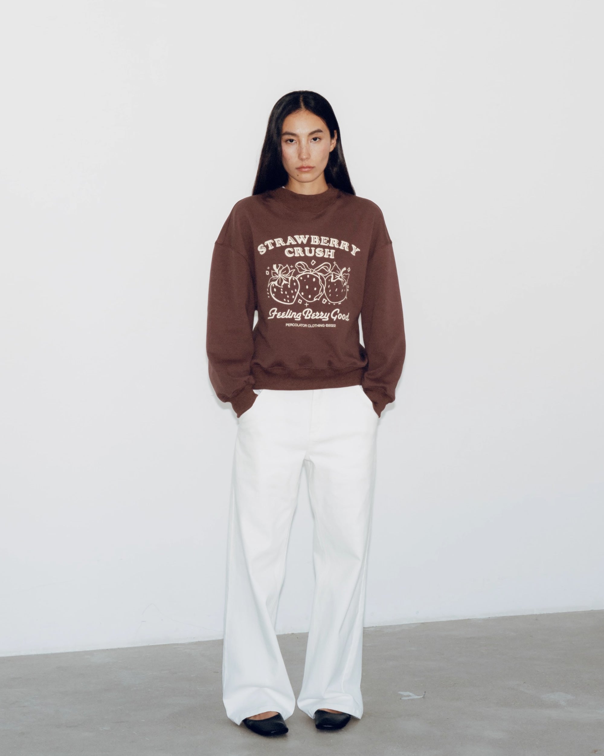 PCLA Retro Strawberry Crush Graphic Pullover