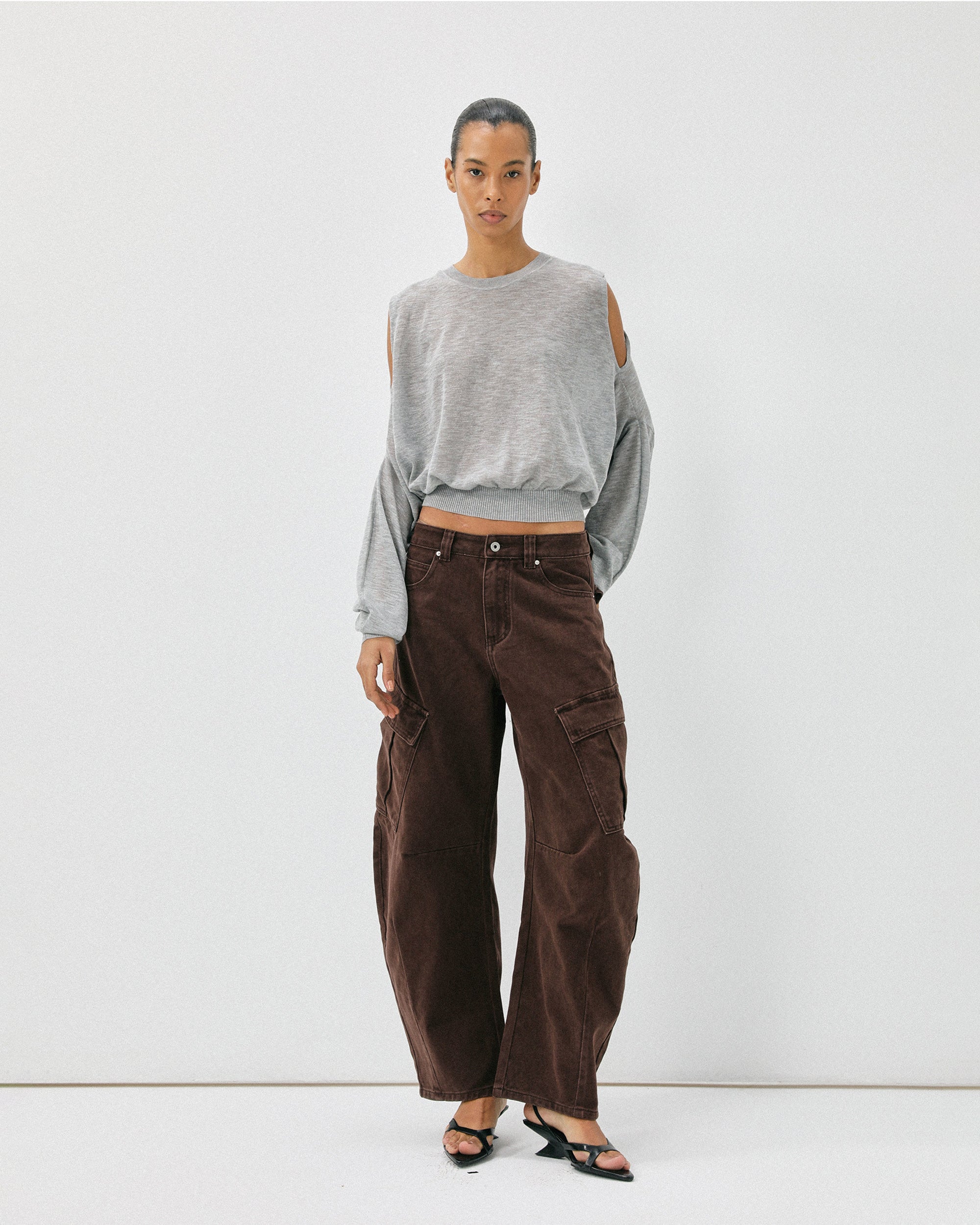 COMMAND N Layered Tie-Waist Sleeveless Tank