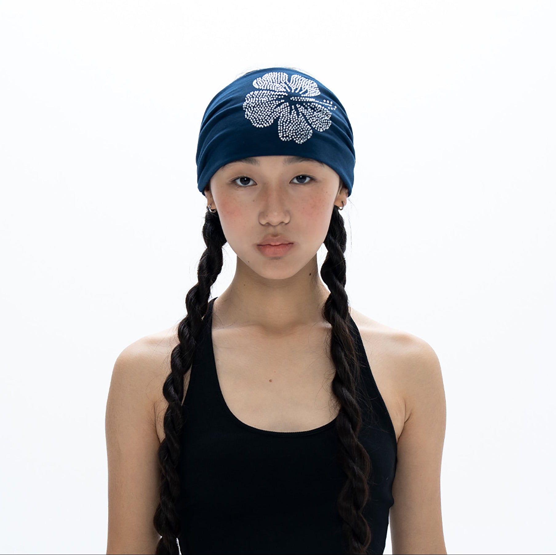 PCLA Hibiscus Diamond Stretchable Headband