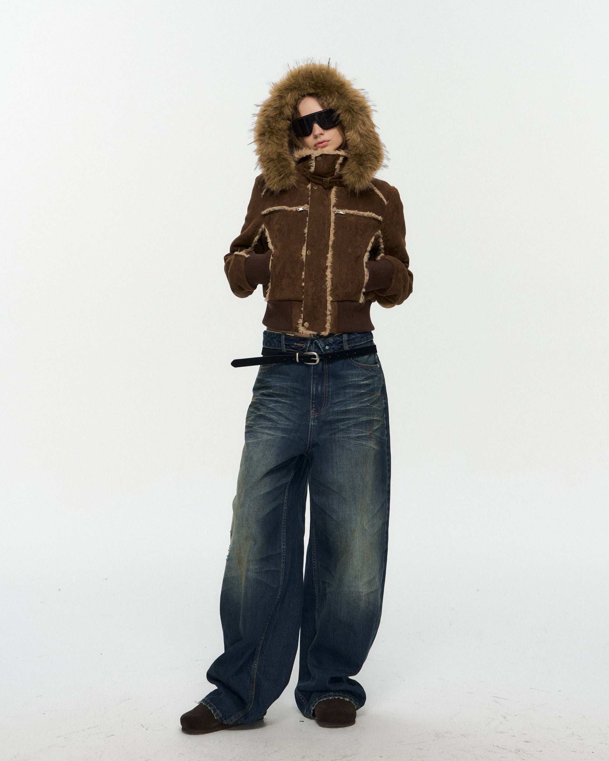 10AMSOTIIIIIIRED Washed Diamond Whisker Baggy Jeans