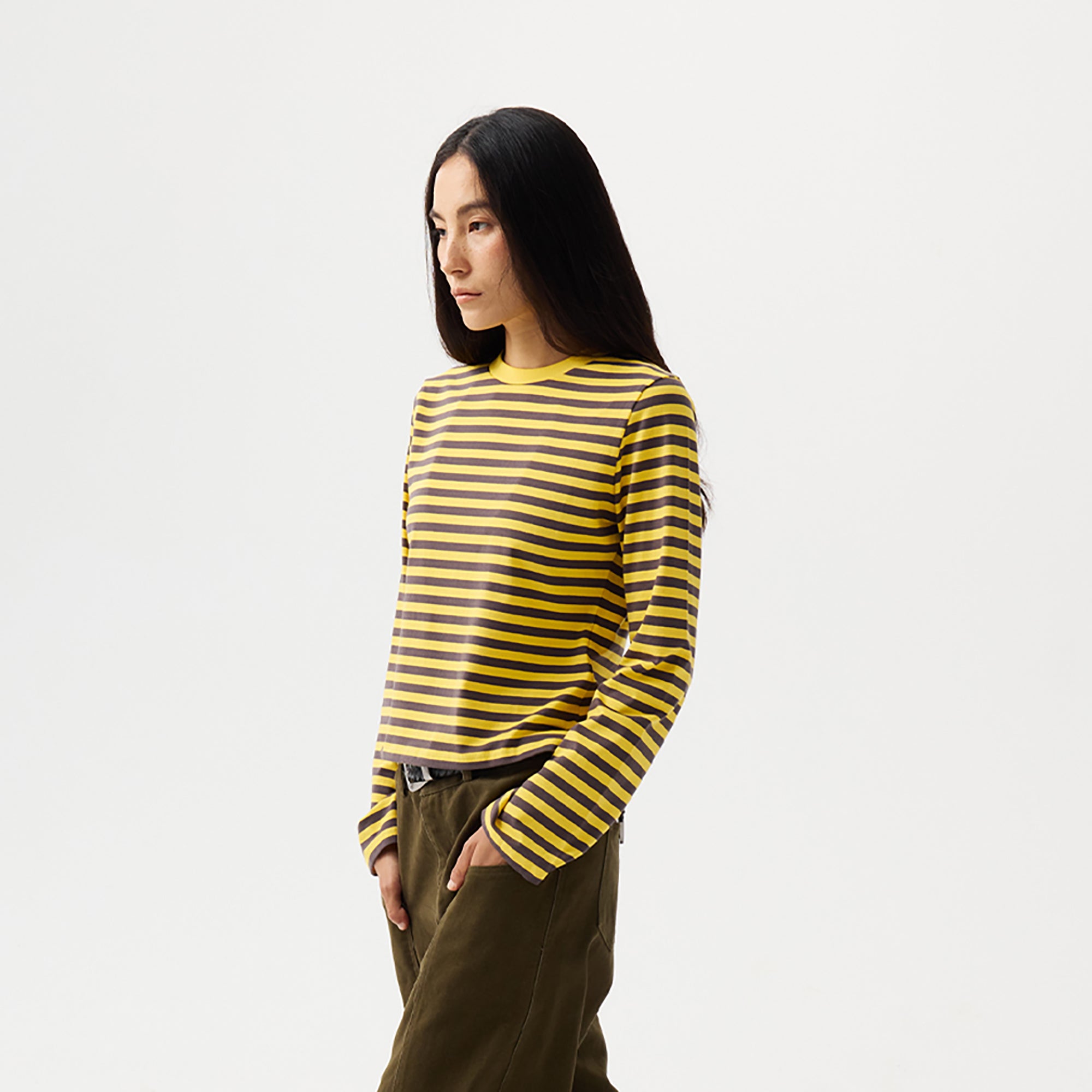 PCLA Essential Striped Long-Sleeve Tee
