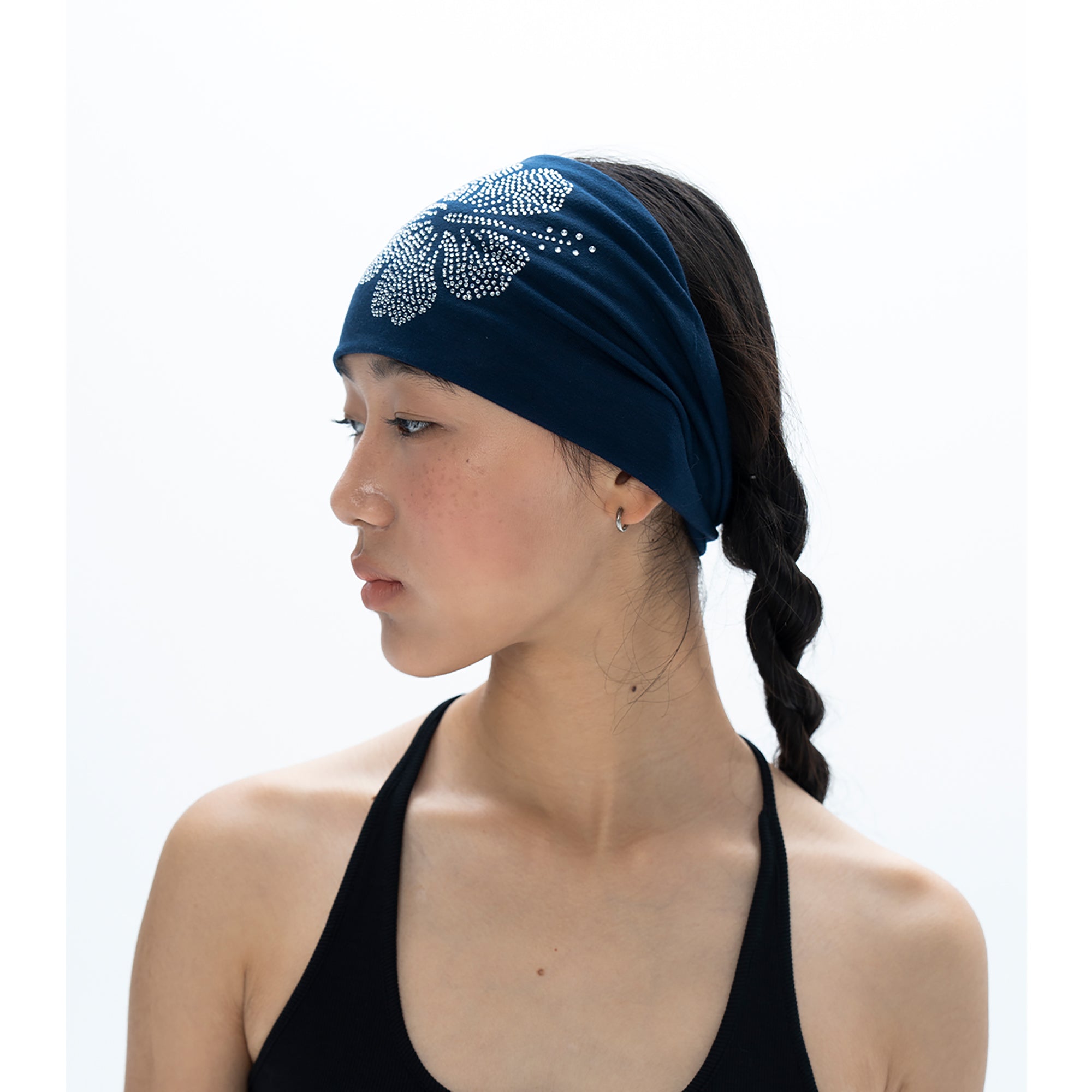 PCLA Hibiscus Diamond Stretchable Headband