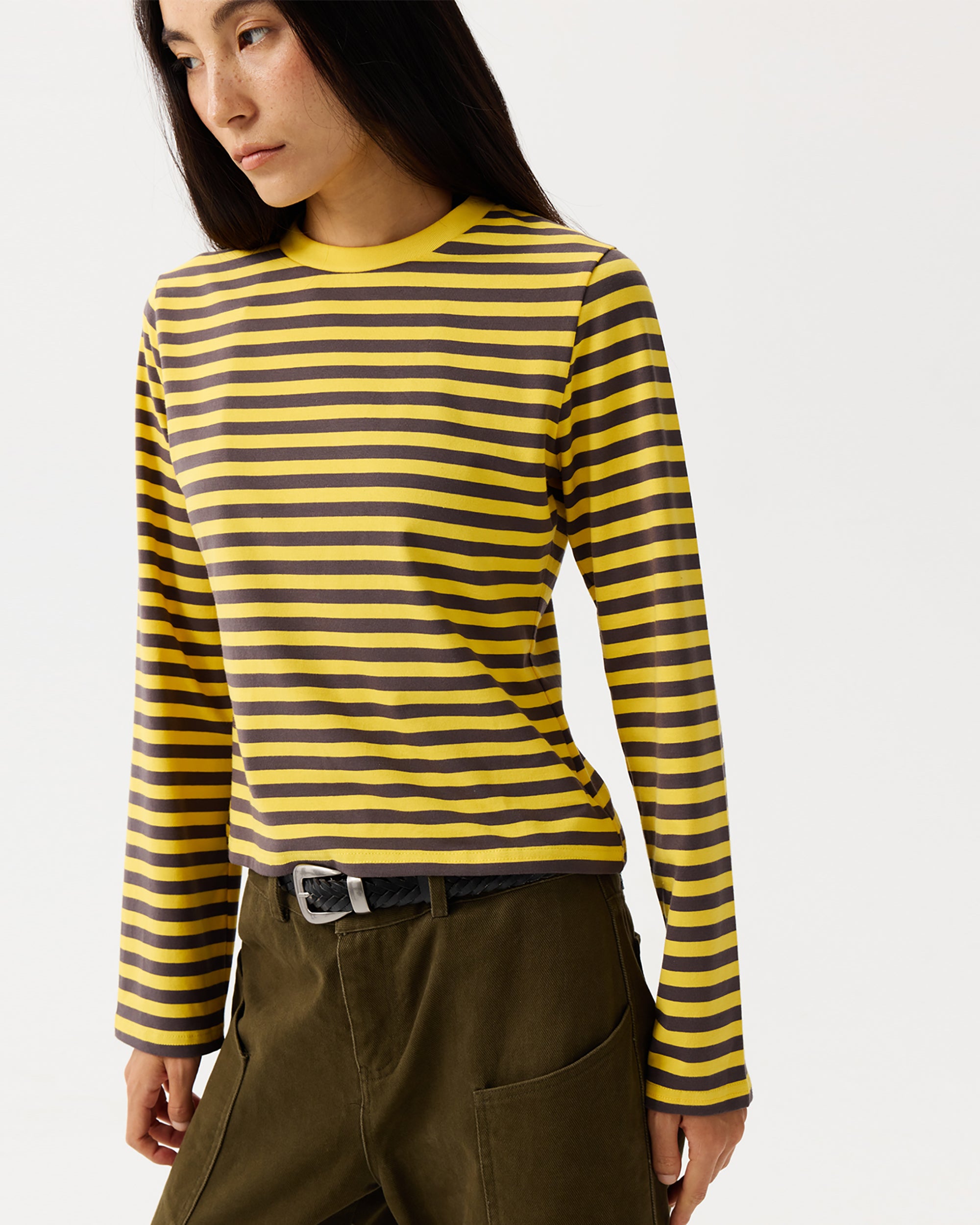 PCLA Essential Striped Long-Sleeve Tee