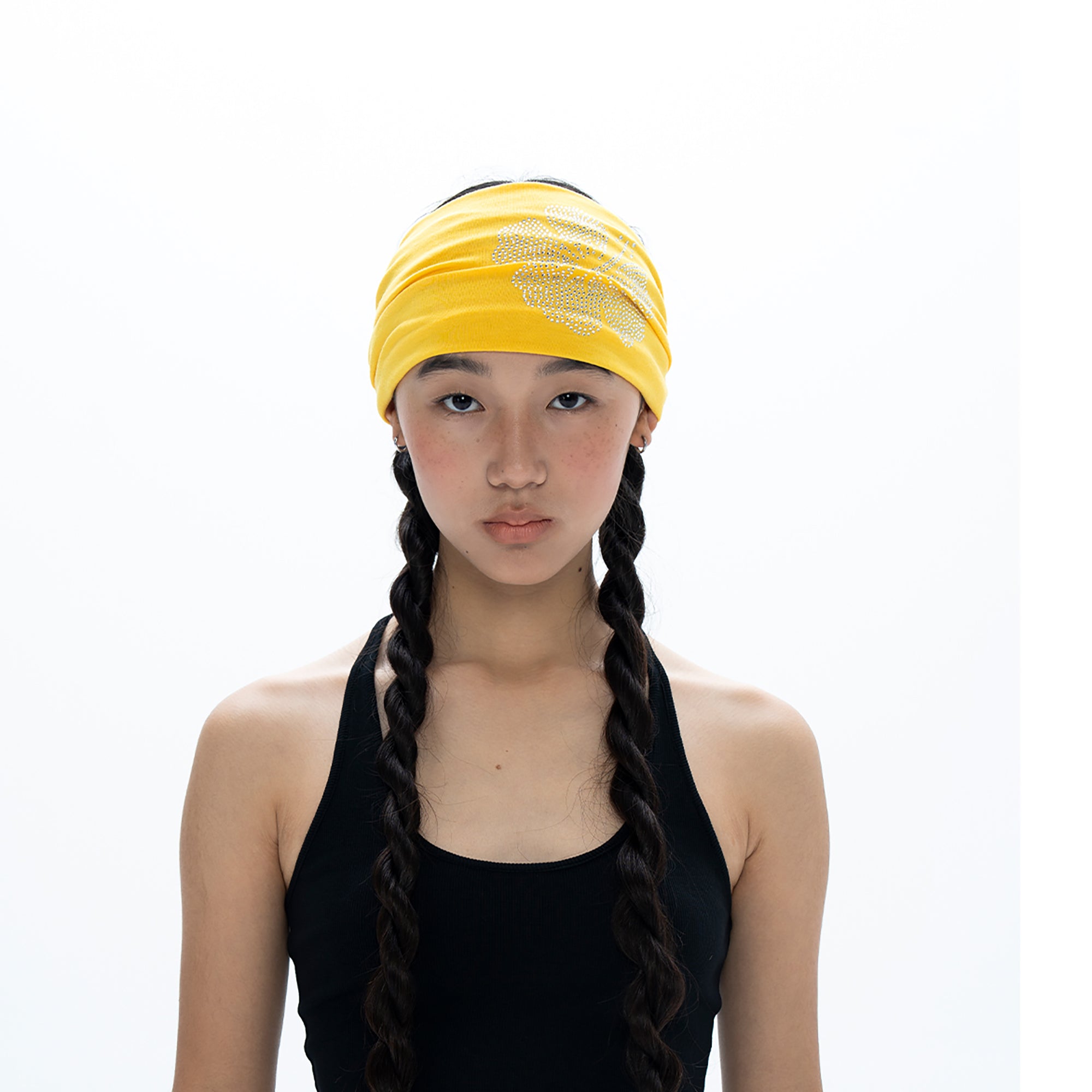 PCLA Hibiscus Diamond Stretchable Headband