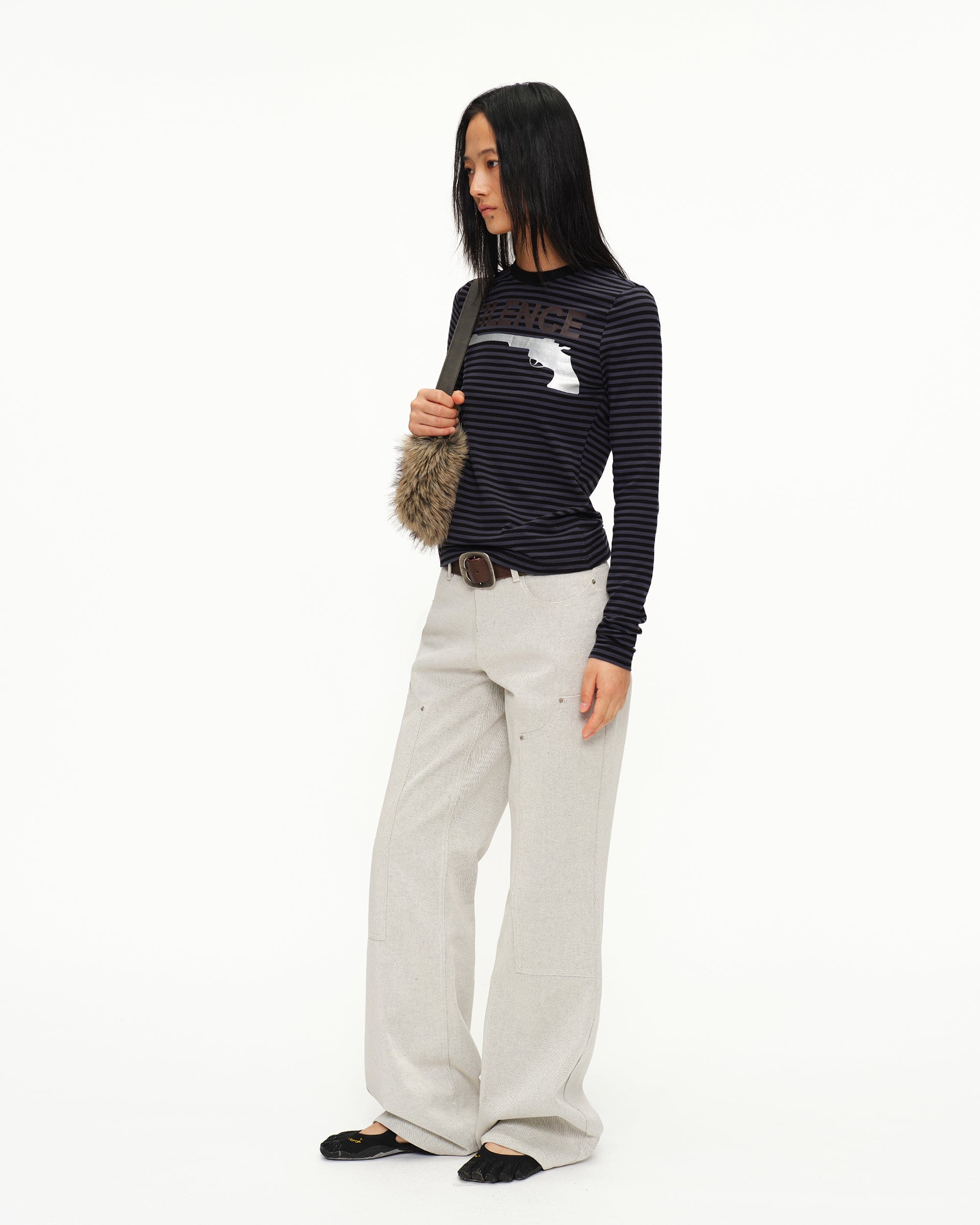 OINIMI Wing Stitch Double-Keen Straight-Leg Jeans