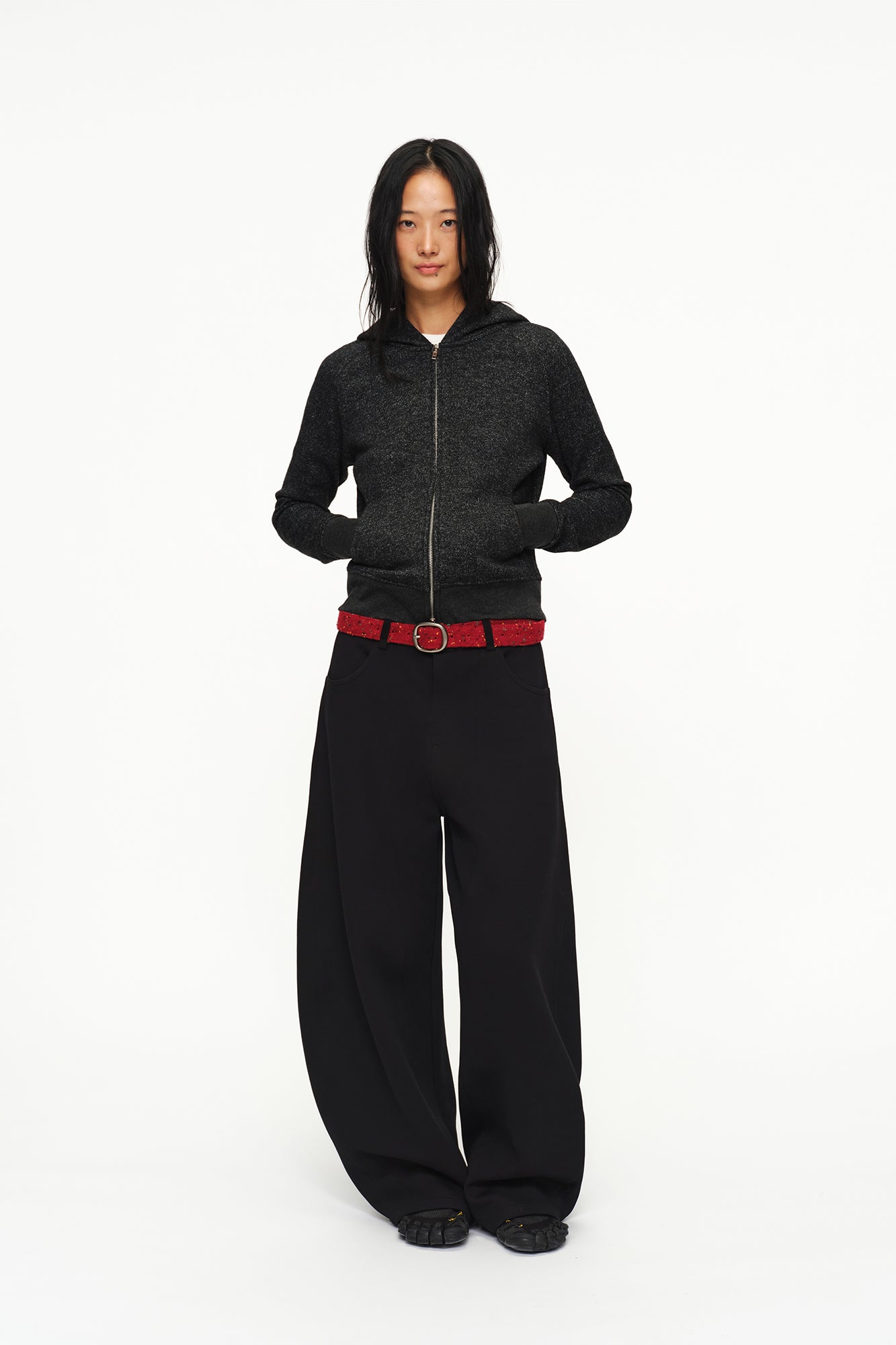 OINIMI Essential Barrel-Leg Pants