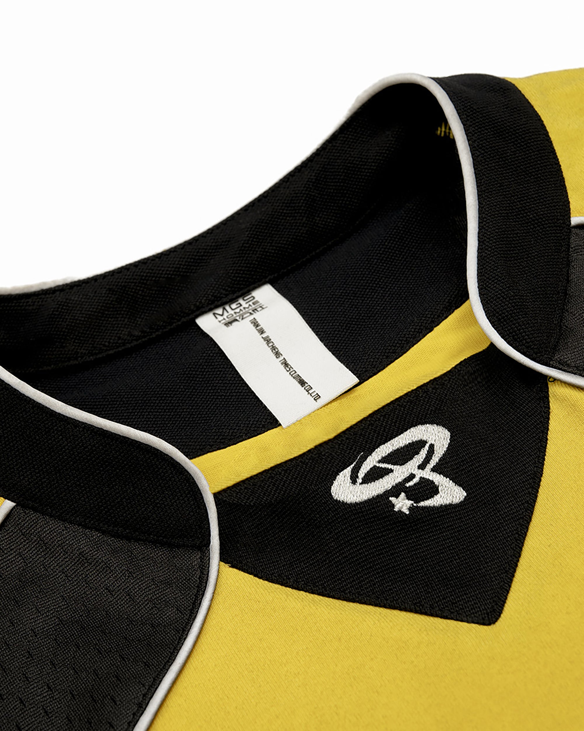 MOGONGSHE Retro Contrast Spliced Raglan Long-Sleeve Tee