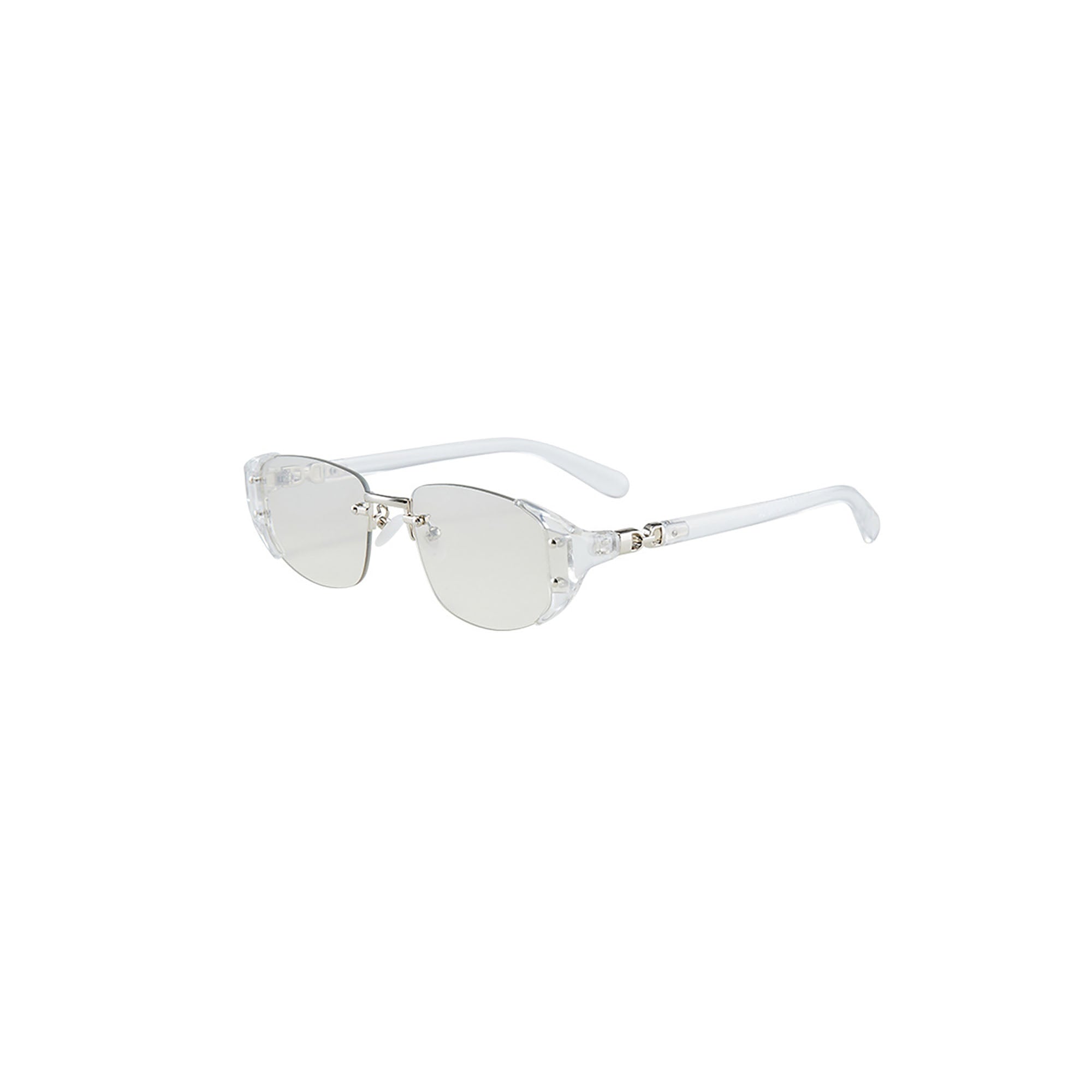 DAMAGE ASIA Translucent Gradient Rimless Sunglasses