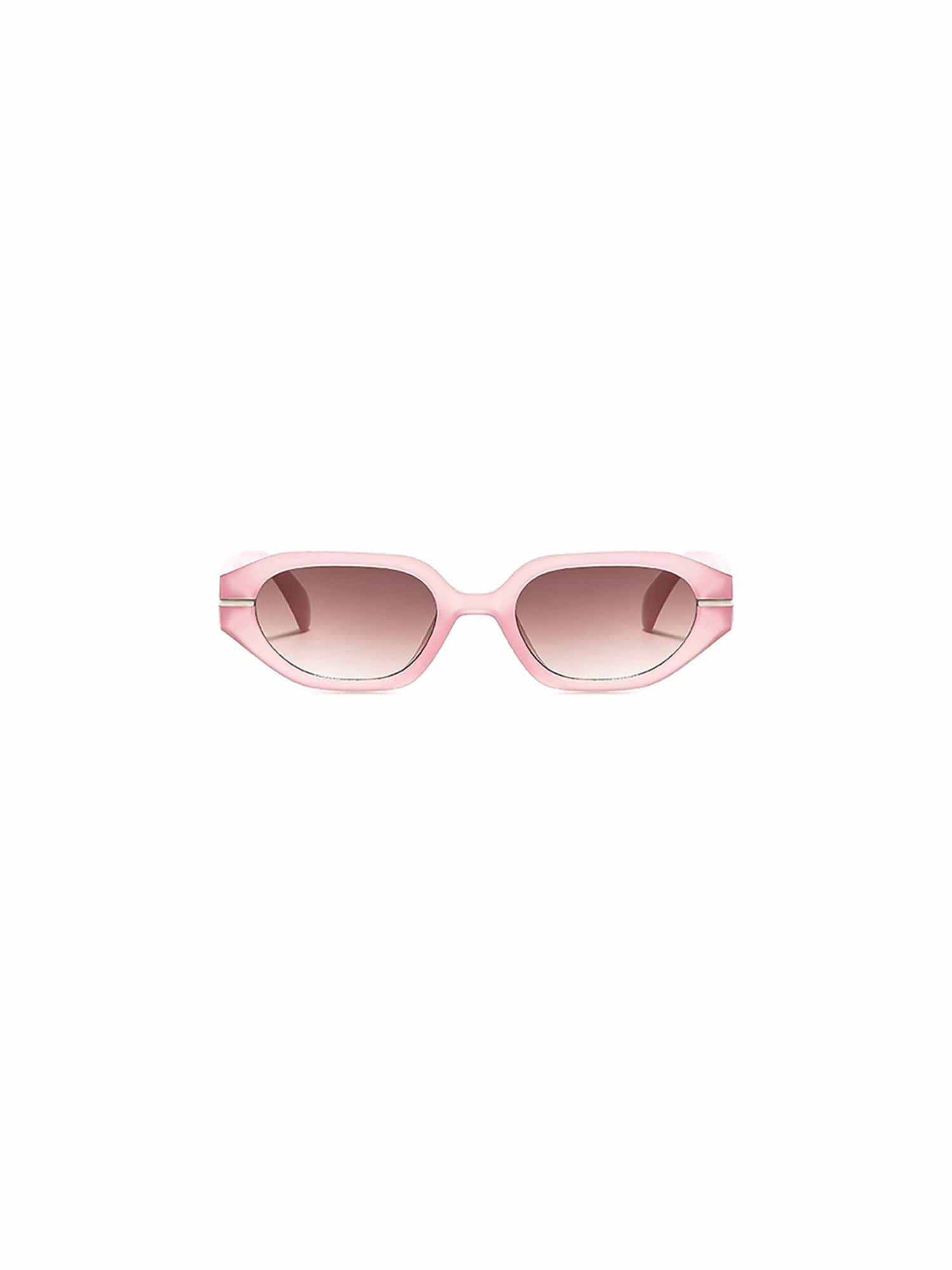 DAMAGE ASIA Retro Transparent Sunglasses