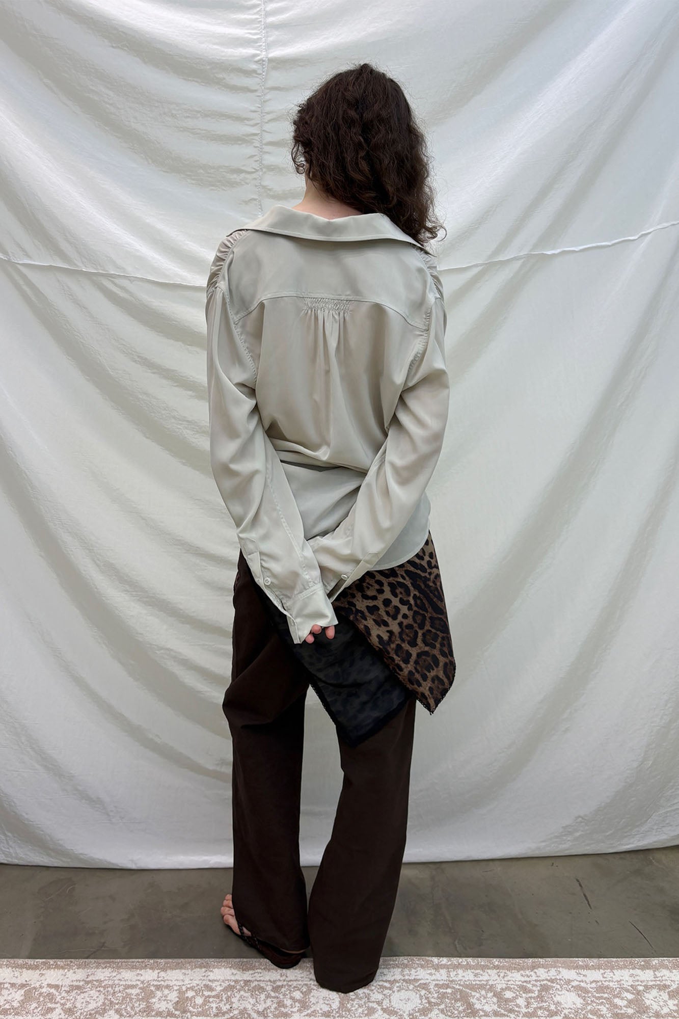 NEVERSEEZ Minimal Acetate Sheer Shirt