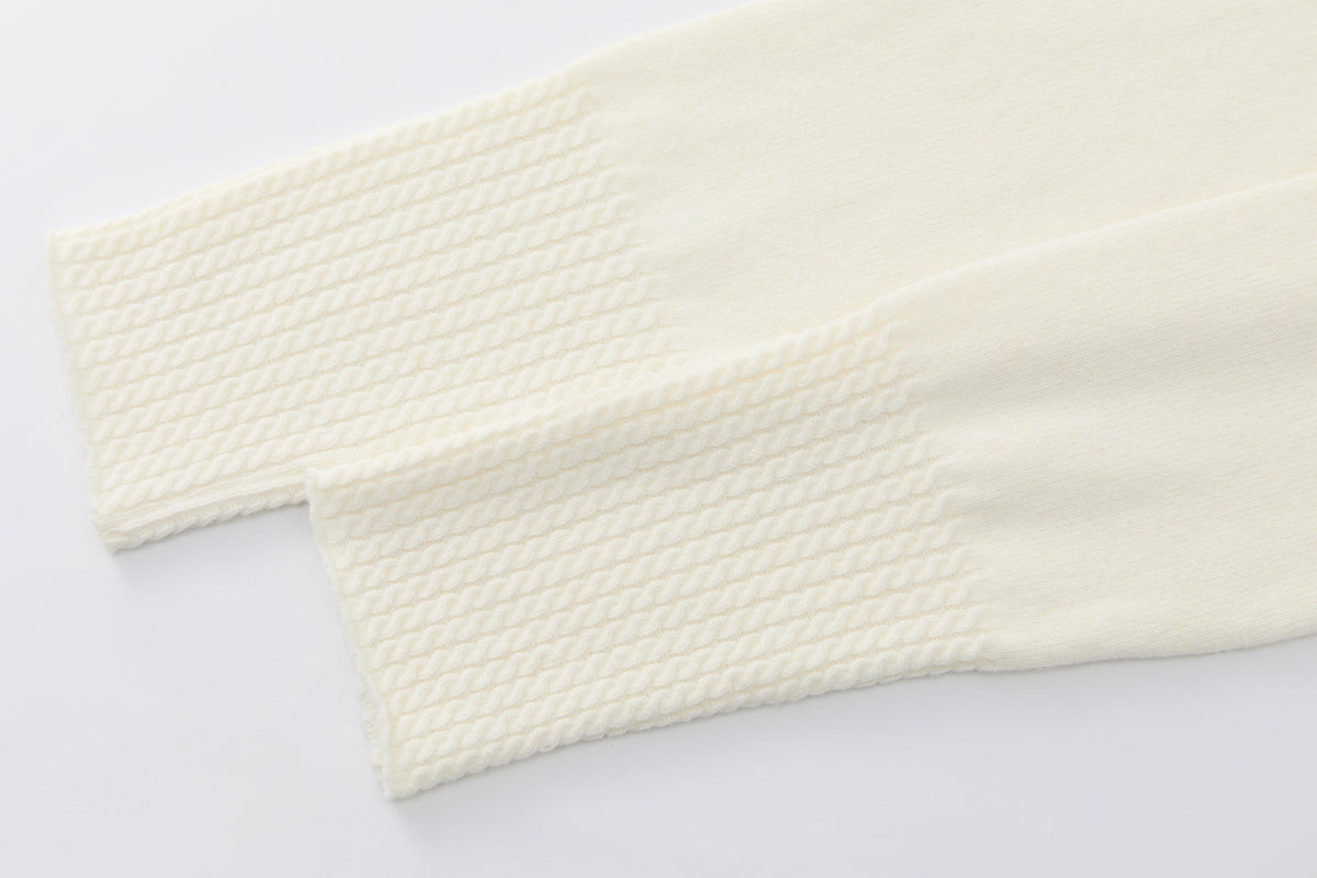 BETWEENAND Heart & Star Jacquard Turtleneck Sweater