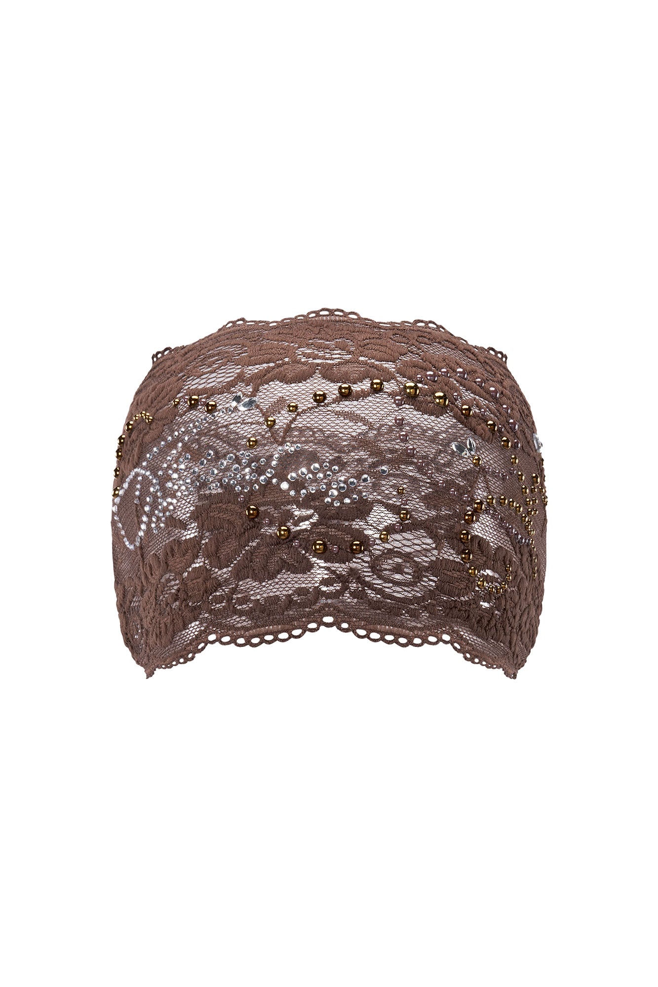 JYOSEI Lace Sequin Embellished Wide Headband