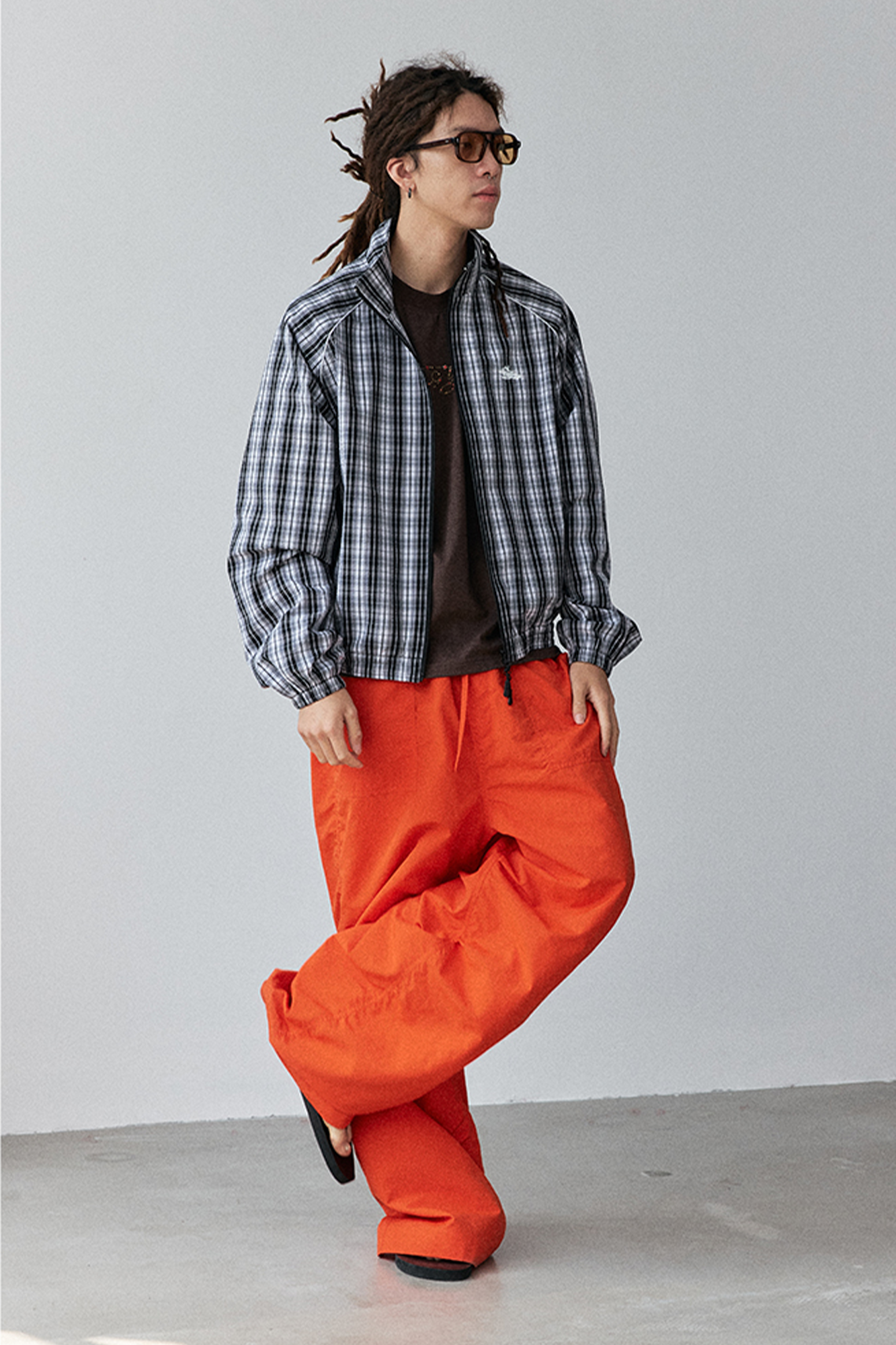 NIANJIUYIKOUER Nylon Paratrooper Straight-Leg Pants, premium urban and streetwear designers apparel on PROJECTISR.com, NIANJIUYIKOUER