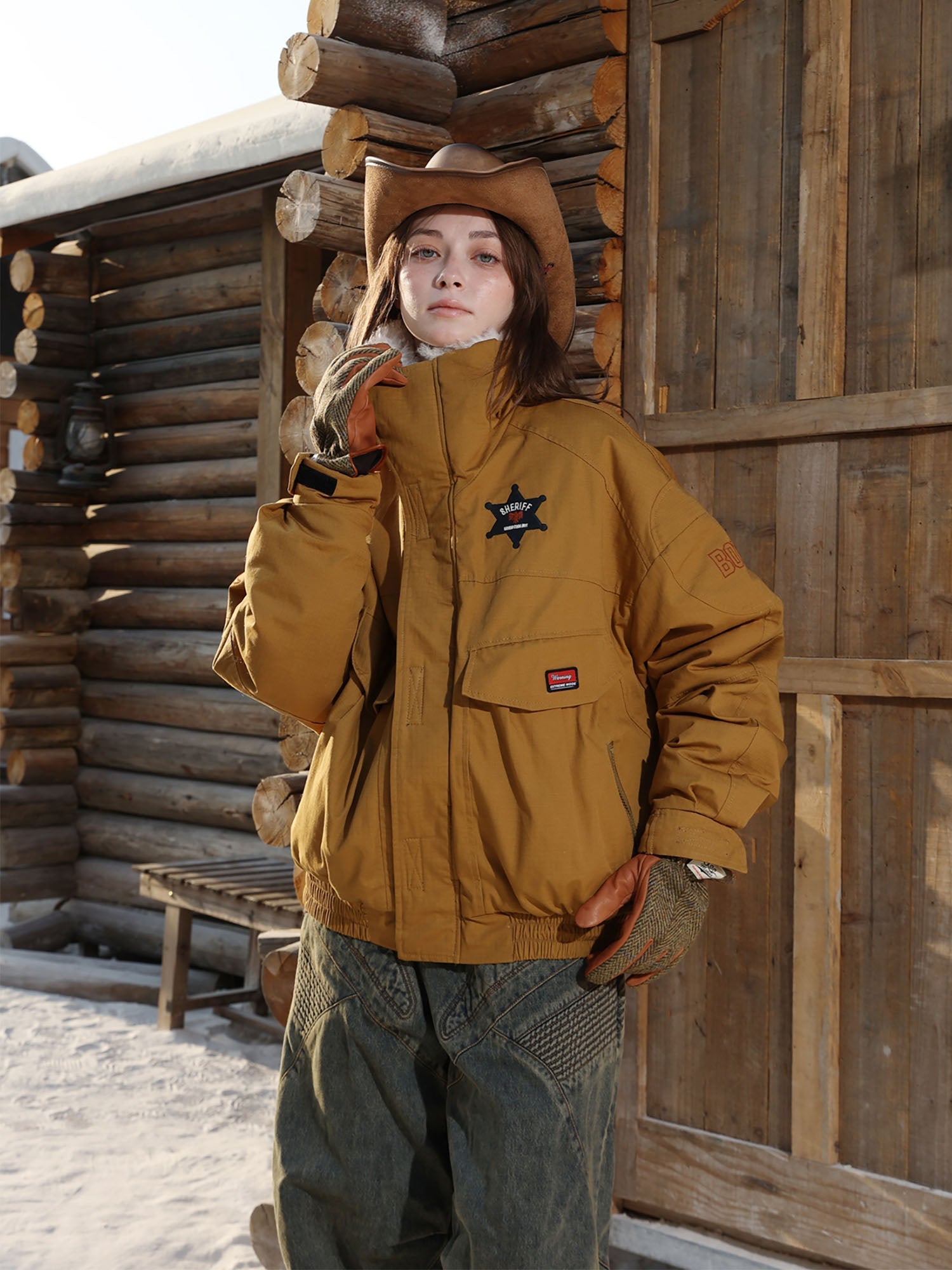 ERROR CODE ROBOT Retro Reversible Faux Fur Jacket