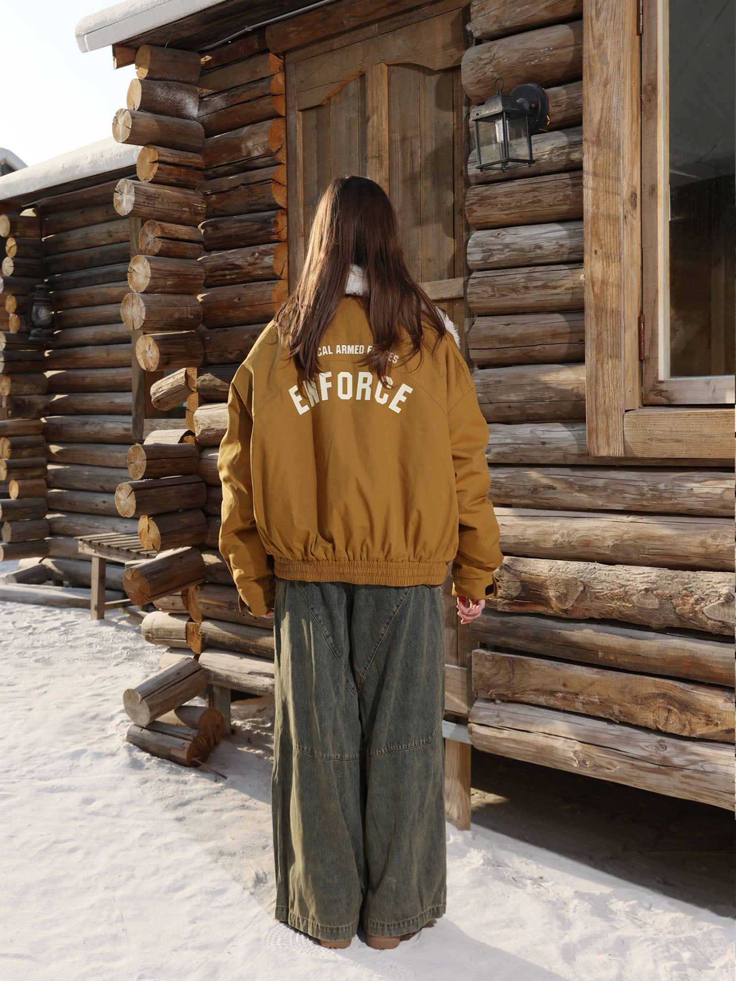 ERROR CODE ROBOT Retro Reversible Faux Fur Jacket