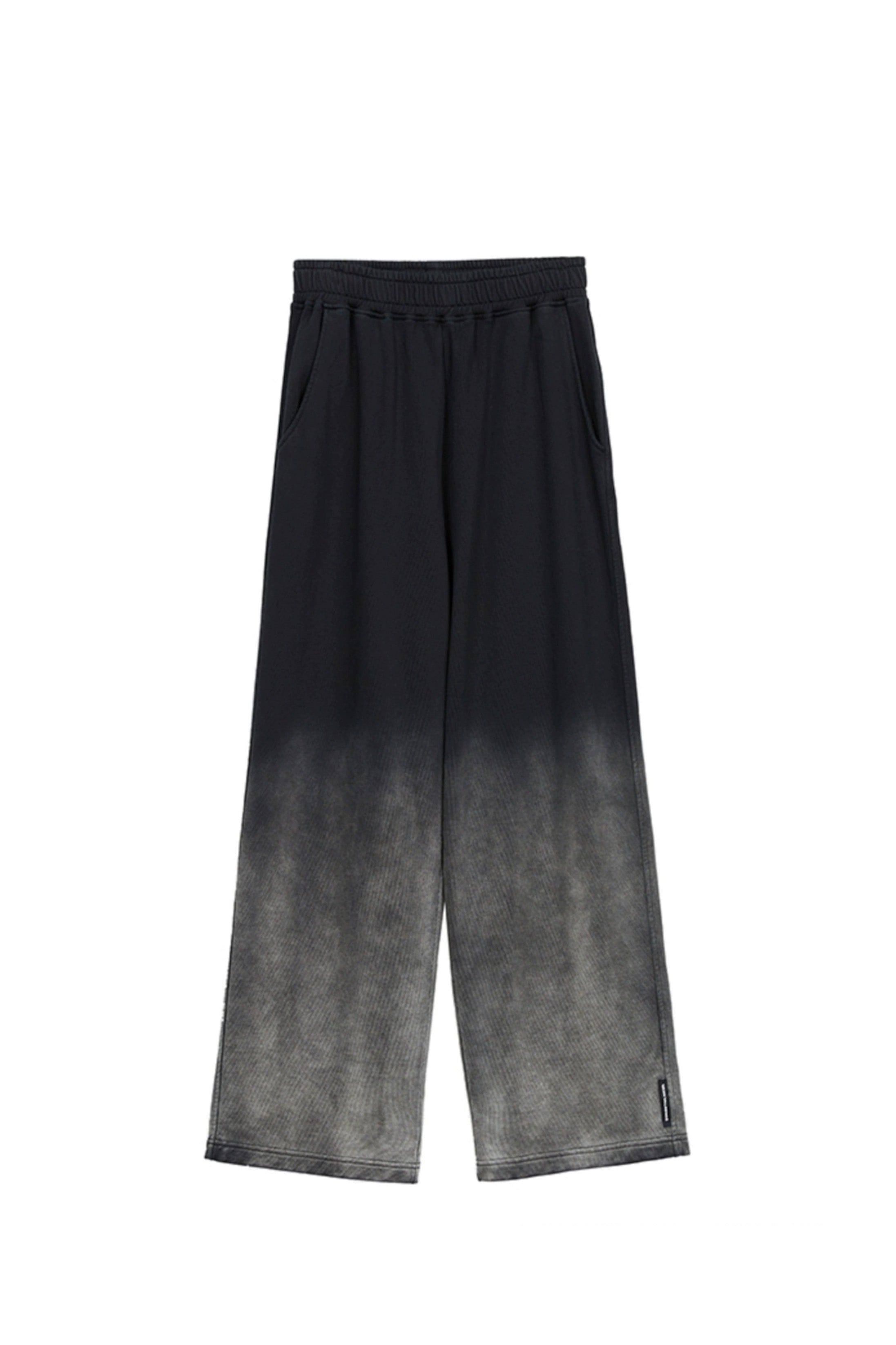 VANN VALRENCE Washed Gradient Straight-Leg Pants, premium urban and streetwear designers apparel on PROJECTISR.com, VANN VALRENCE