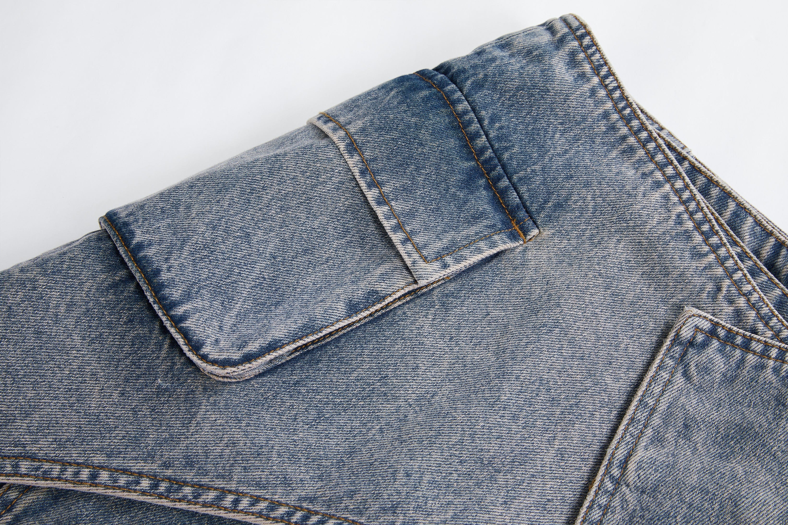 VANN VALRENCE Detachable Overlay Structural Panel Zip Jeans, premium urban and streetwear designers apparel on PROJECTISR.com, VANN VALRENCE