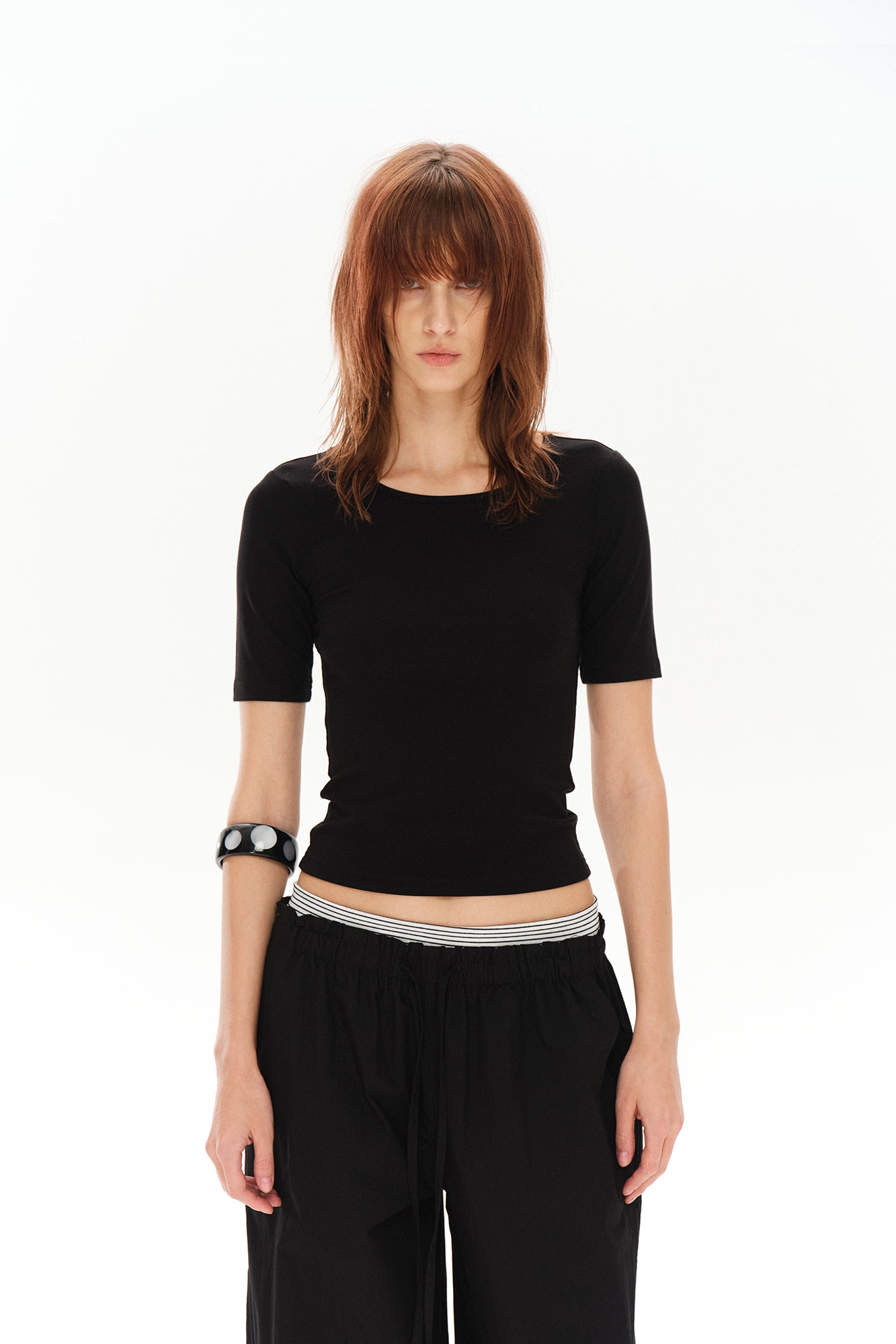 COSTUSTOOT Reversible Twist Cut-Out T-Shirt
