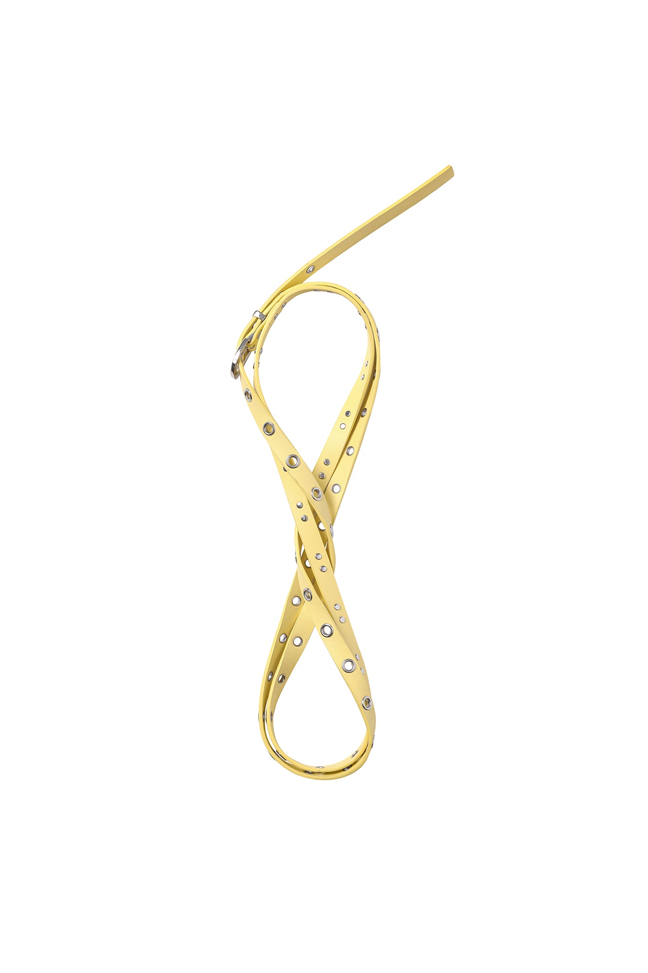 OINIMI Leather Grommet Skinny Belt