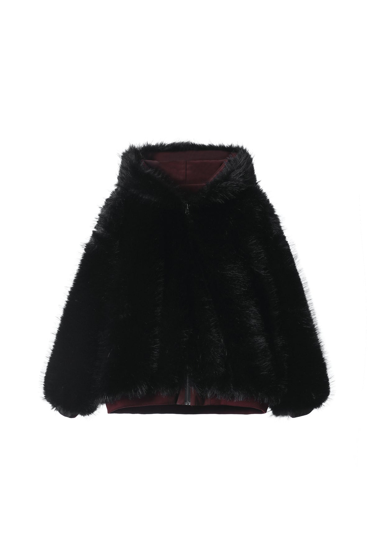 FREE CENTER Reversible Hooded Puffer Jacket